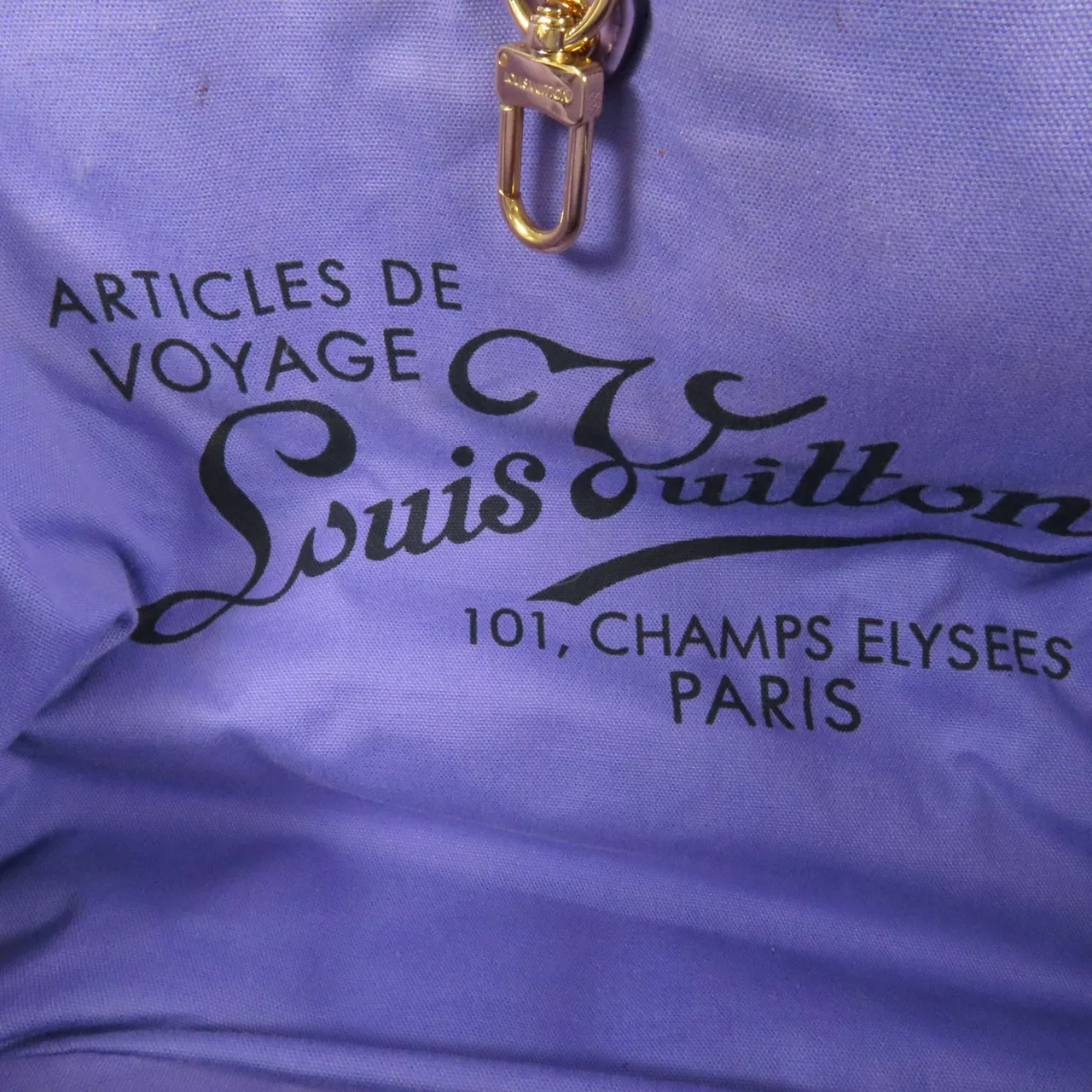 LOUIS VUITTON Ipanema M95983 托特包 帆布 黑色 / 紫色 帆布 中古品B - 縮圖 9