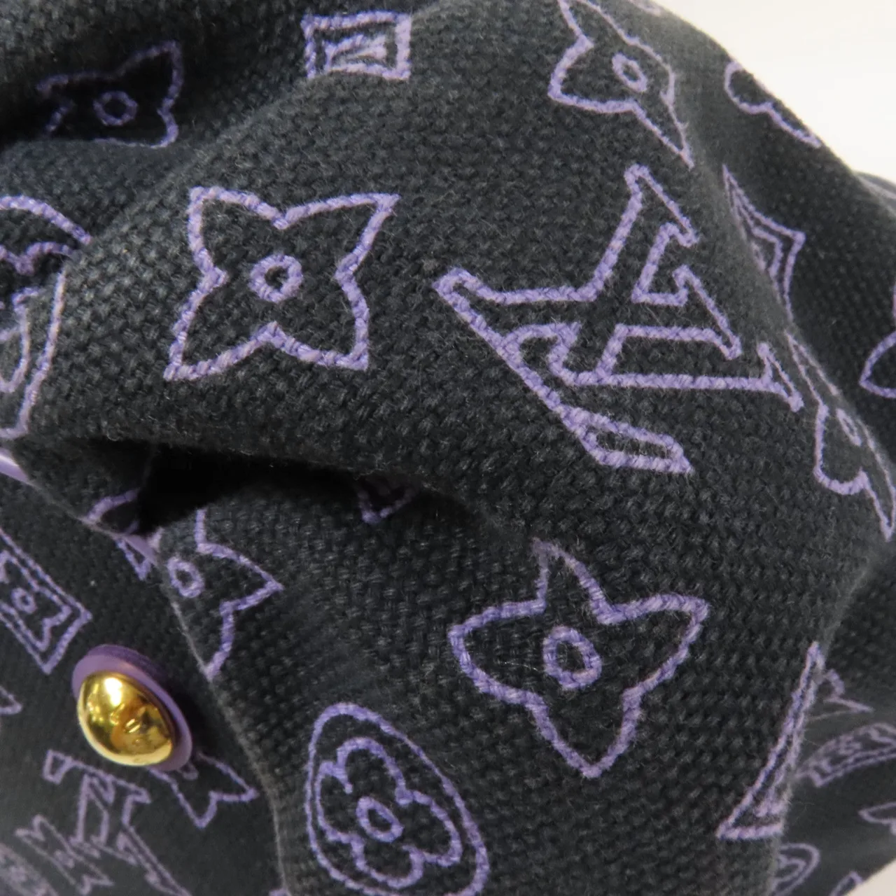 LOUIS VUITTON Ipanema M95983 托特包 帆布 黑色 / 紫色 帆布 中古品B - 縮圖 16