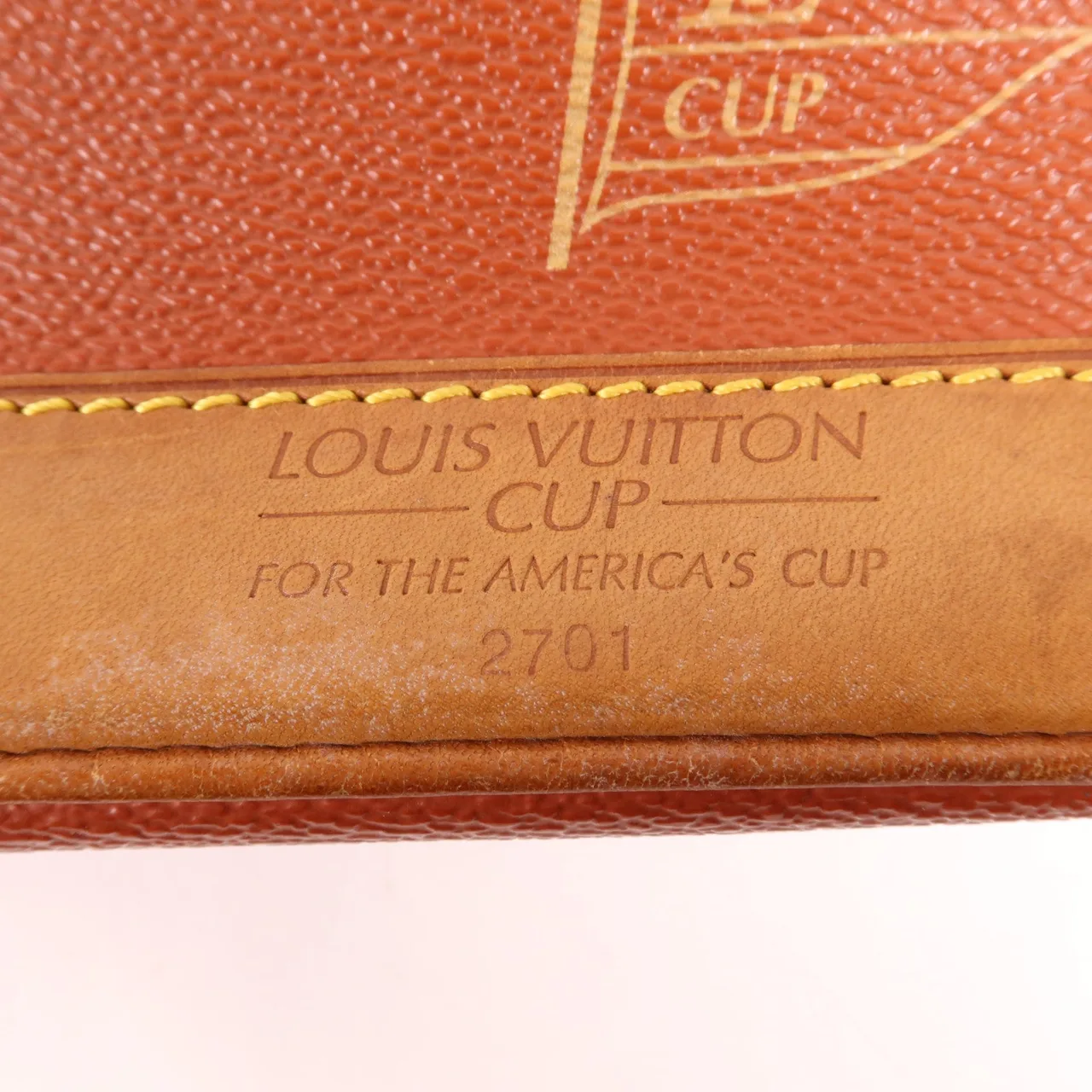 LOUIS VUITTON M80027 肩背包 塗層帆布 紅色 / 棕色 塗層帆布 中古品B - 縮圖 7