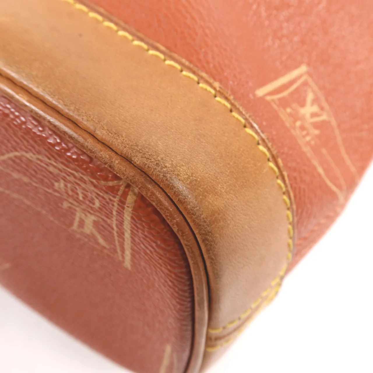 LOUIS VUITTON M80027 肩背包 塗層帆布 紅色 / 棕色 塗層帆布 中古品B - 縮圖 11