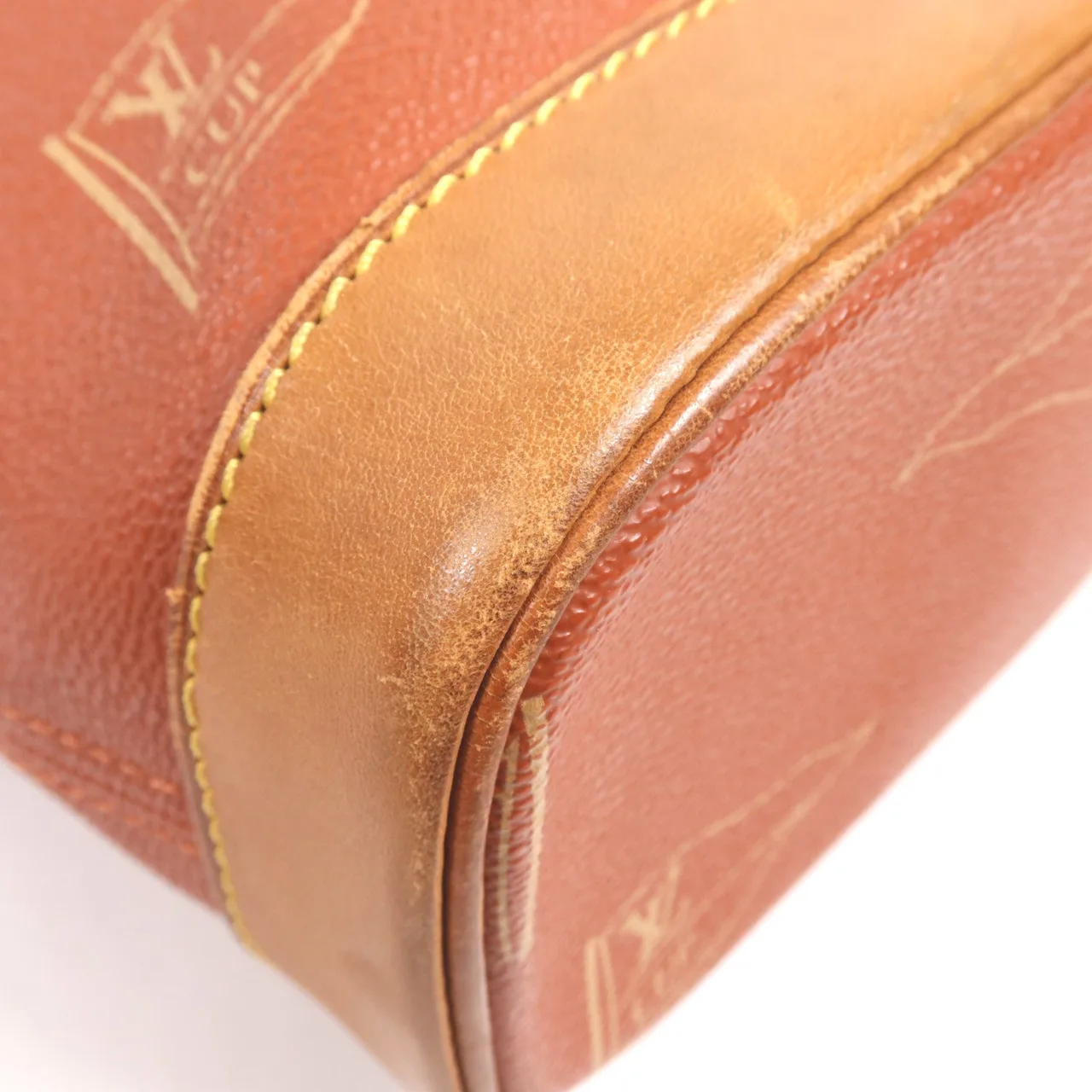 LOUIS VUITTON M80027 肩背包 塗層帆布 紅色 / 棕色 塗層帆布 中古品B - 縮圖 12