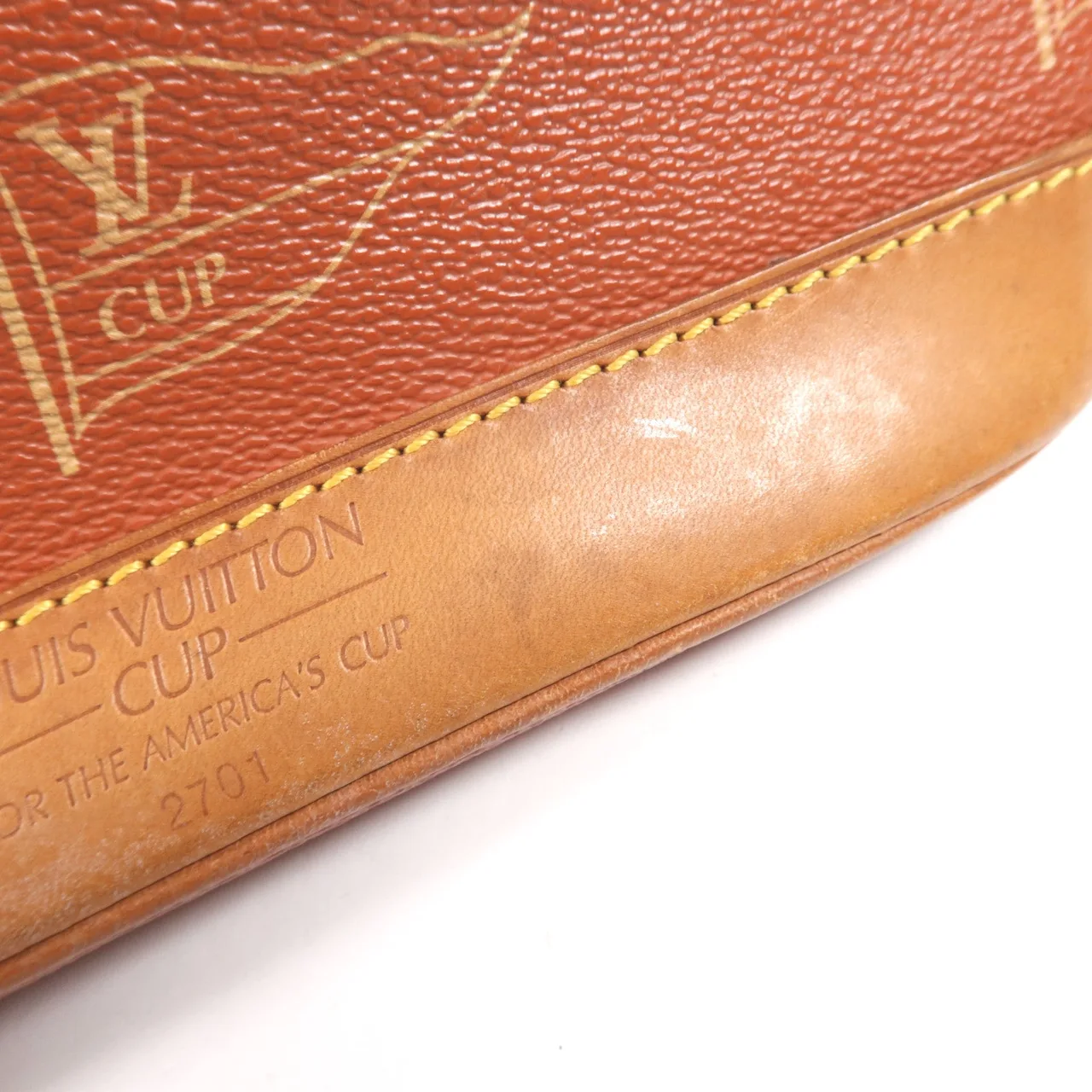 LOUIS VUITTON M80027 肩背包 塗層帆布 紅色 / 棕色 塗層帆布 中古品B - 縮圖 15