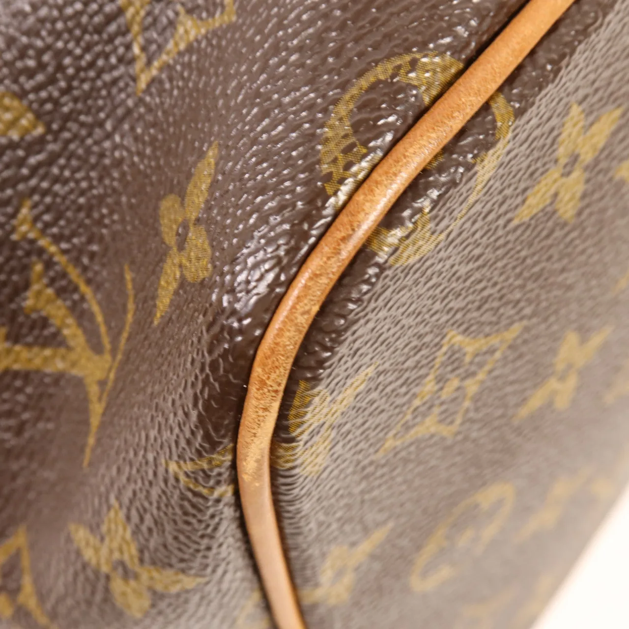 LOUIS VUITTON Palermo M40145 兩用包 塗層帆布 棕色 塗層帆布 中古品B - 縮圖 7
