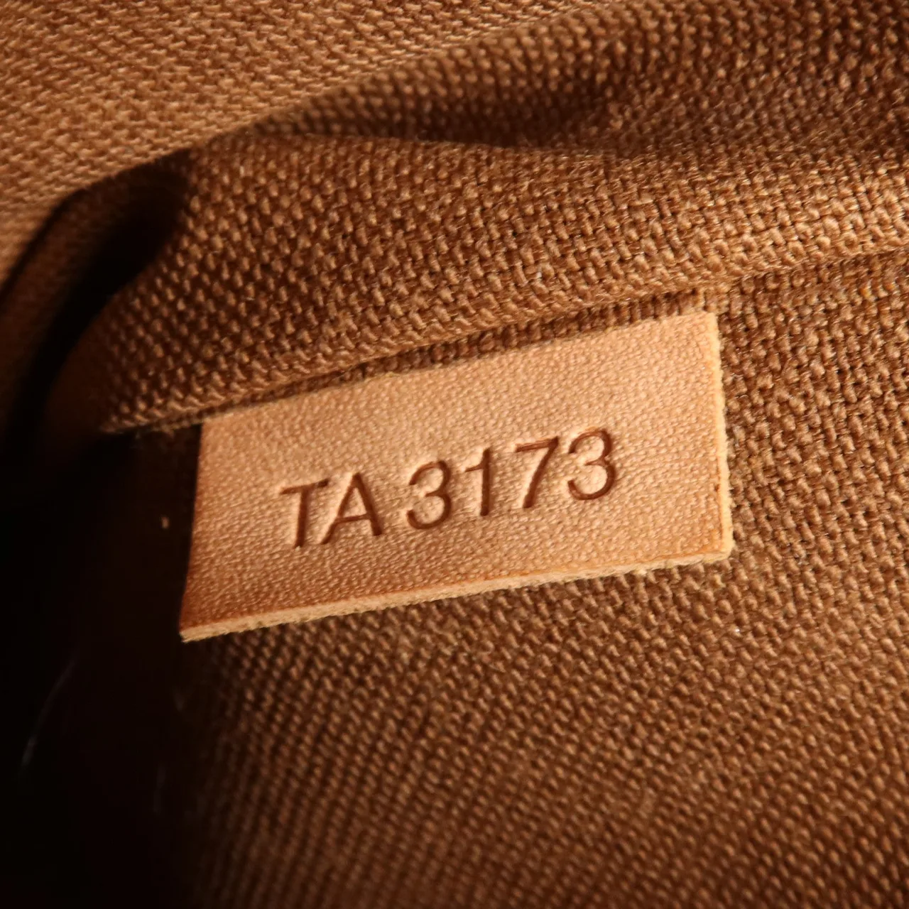 LOUIS VUITTON Palermo M40145 兩用包 塗層帆布 棕色 塗層帆布 中古品B - 縮圖 12