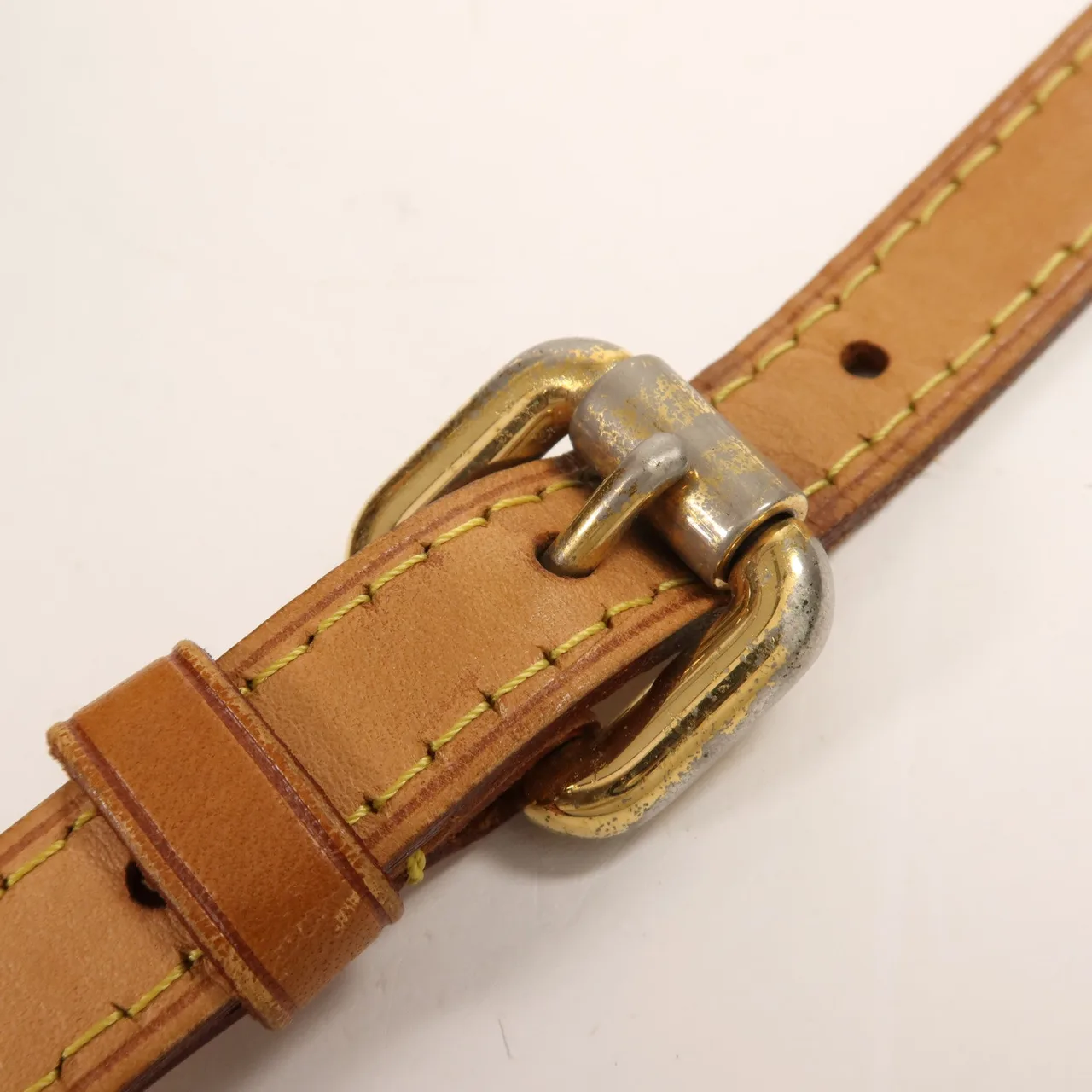 LOUIS VUITTON Palermo M40145 兩用包 塗層帆布 棕色 塗層帆布 中古品B - 縮圖 13