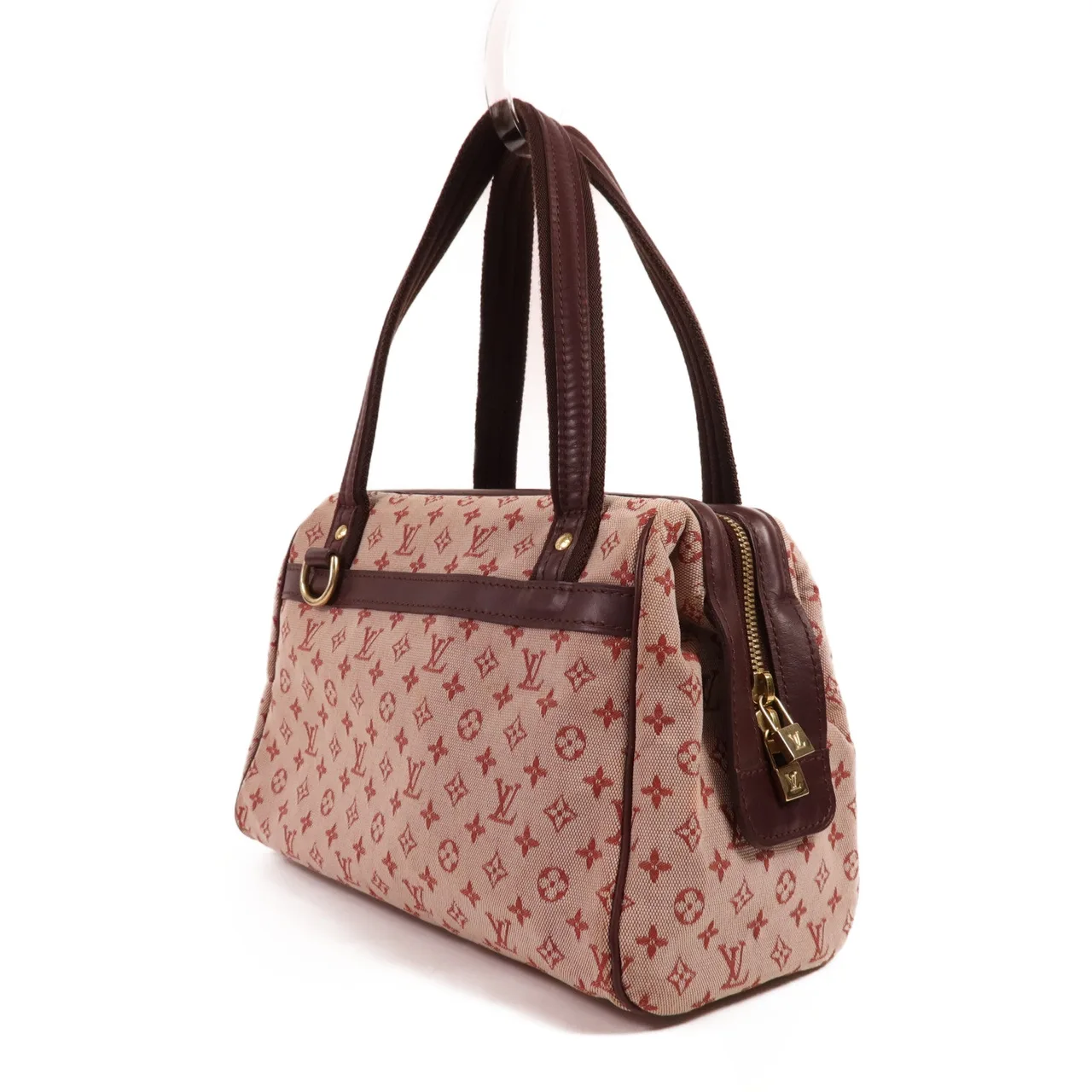 LOUIS VUITTON Josephine M92216 手提包 帆布 紅色 / 粉色 帆布 中古品B - 縮圖 3