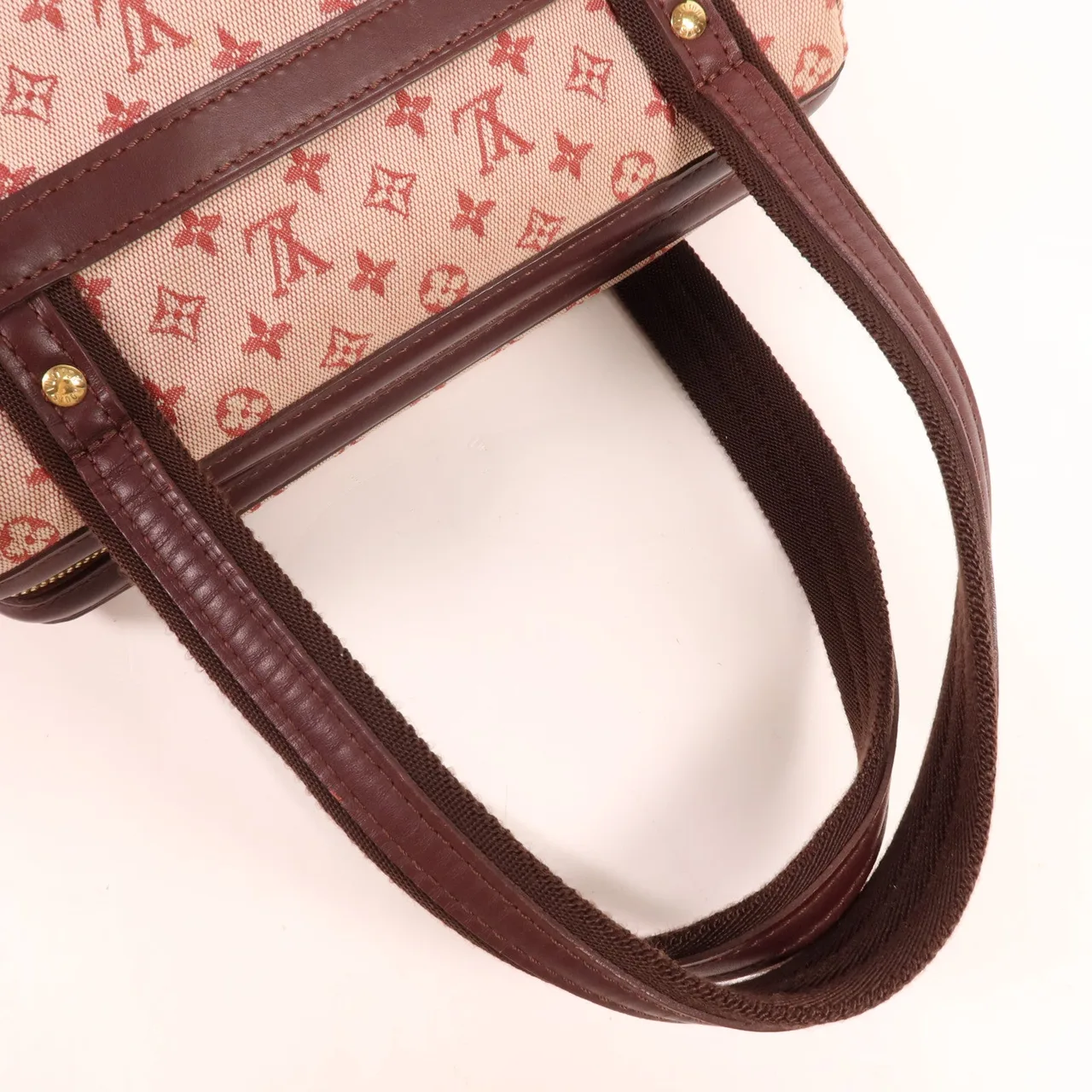 LOUIS VUITTON Josephine M92216 手提包 帆布 紅色 / 粉色 帆布 中古品B - 縮圖 5