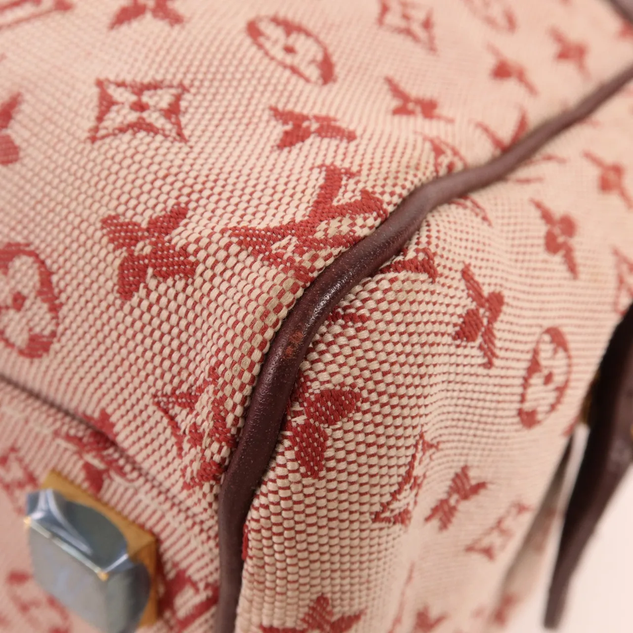 LOUIS VUITTON Josephine M92216 手提包 帆布 紅色 / 粉色 帆布 中古品B - 縮圖 6