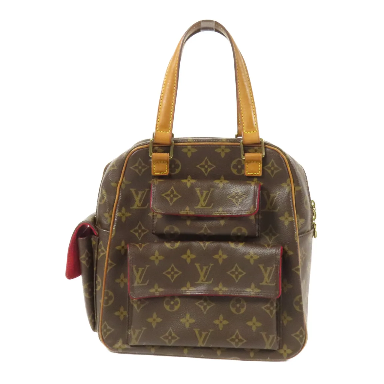 LOUIS VUITTON Excentri-cite M51161 手提包 塗層帆布 棕色