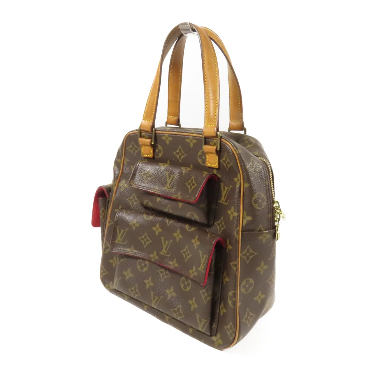 LOUIS VUITTON Excentri-cite M51161 手提包 塗層帆布 棕色 塗層帆布 中古品B - 縮圖 3