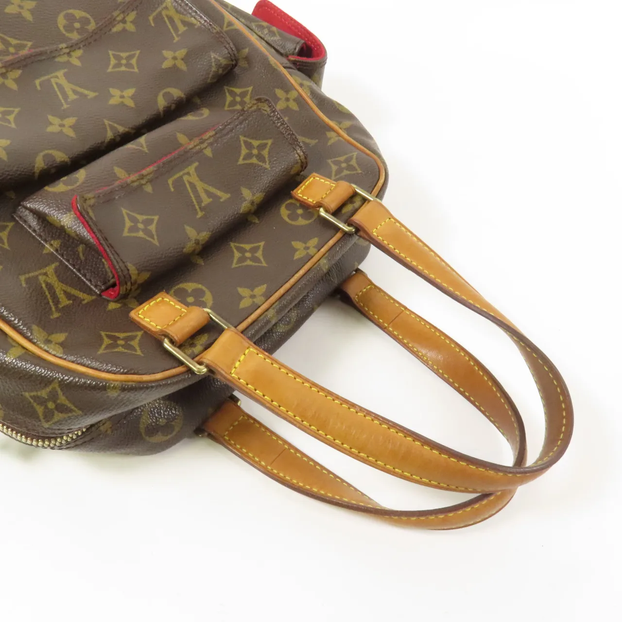 LOUIS VUITTON Excentri-cite M51161 手提包 塗層帆布 棕色 塗層帆布 中古品B - 縮圖 5
