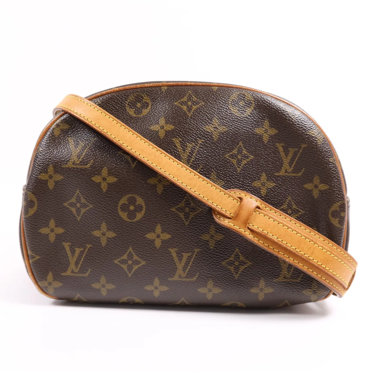 LOUIS VUITTON Blois M51221 肩背包 塗層帆布 棕色 塗層帆布 中古品B - 縮圖 2