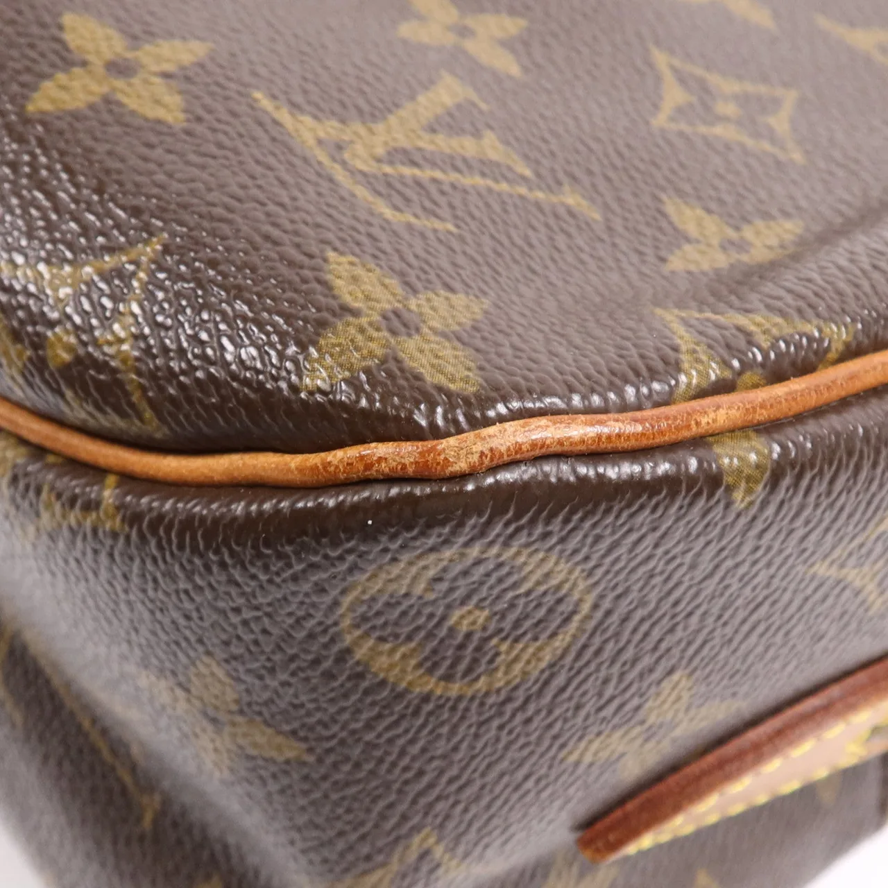 LOUIS VUITTON Blois M51221 肩背包 塗層帆布 棕色 塗層帆布 中古品B - 縮圖 5