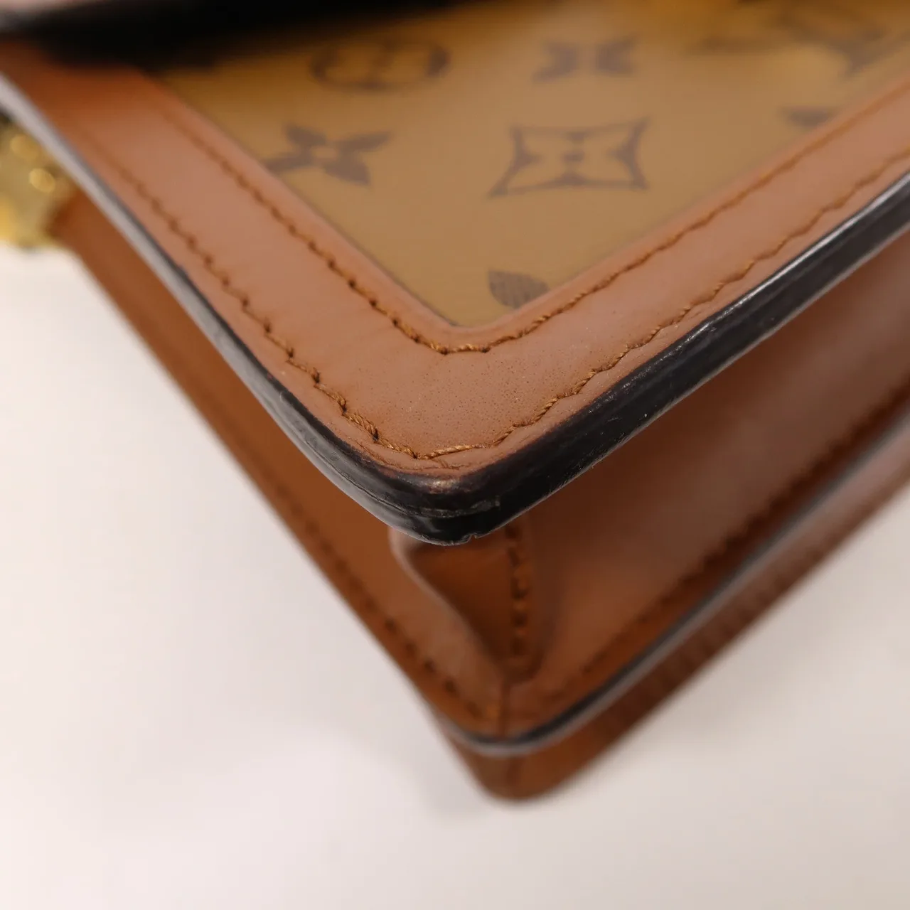 LOUIS VUITTON Dauphine M45958 肩背包 塗層帆布 棕色 塗層帆布 中古品B - 縮圖 11