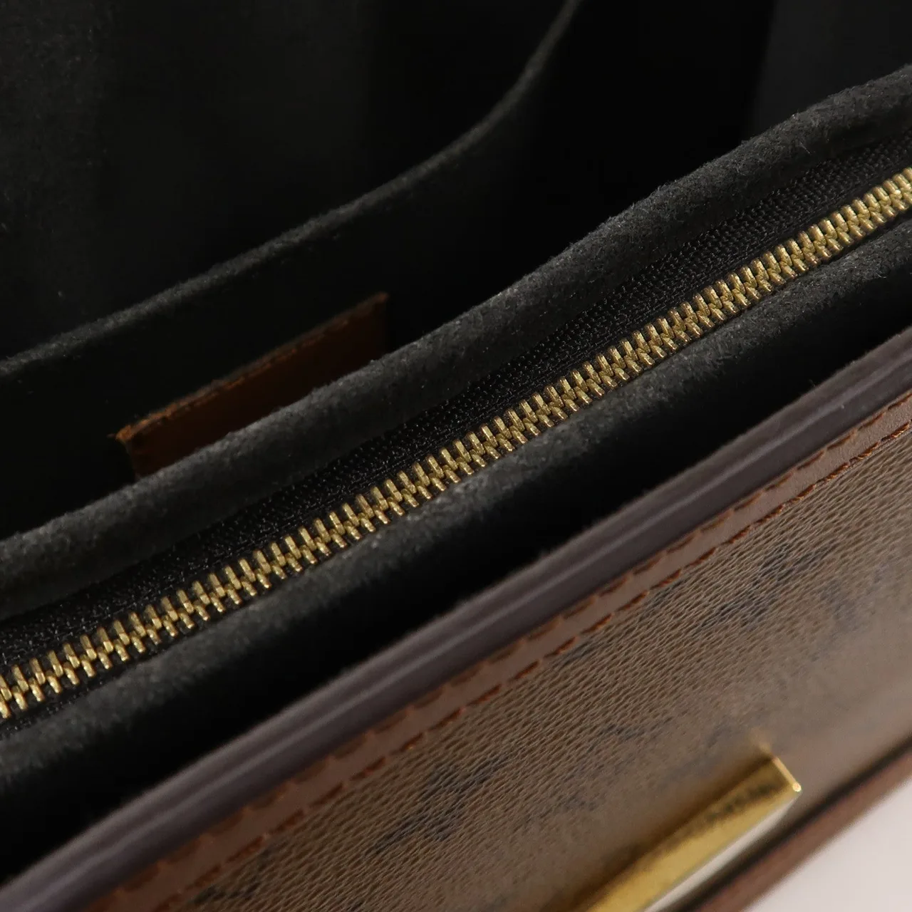 LOUIS VUITTON Dauphine M45958 肩背包 塗層帆布 棕色 塗層帆布 中古品B - 縮圖 20