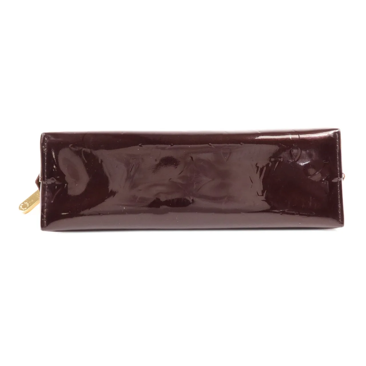 LOUIS VUITTON Cosmetic Pouch M91495 手拿包 皮革 紅色 / Claret 皮革 中古品B - 縮圖 4