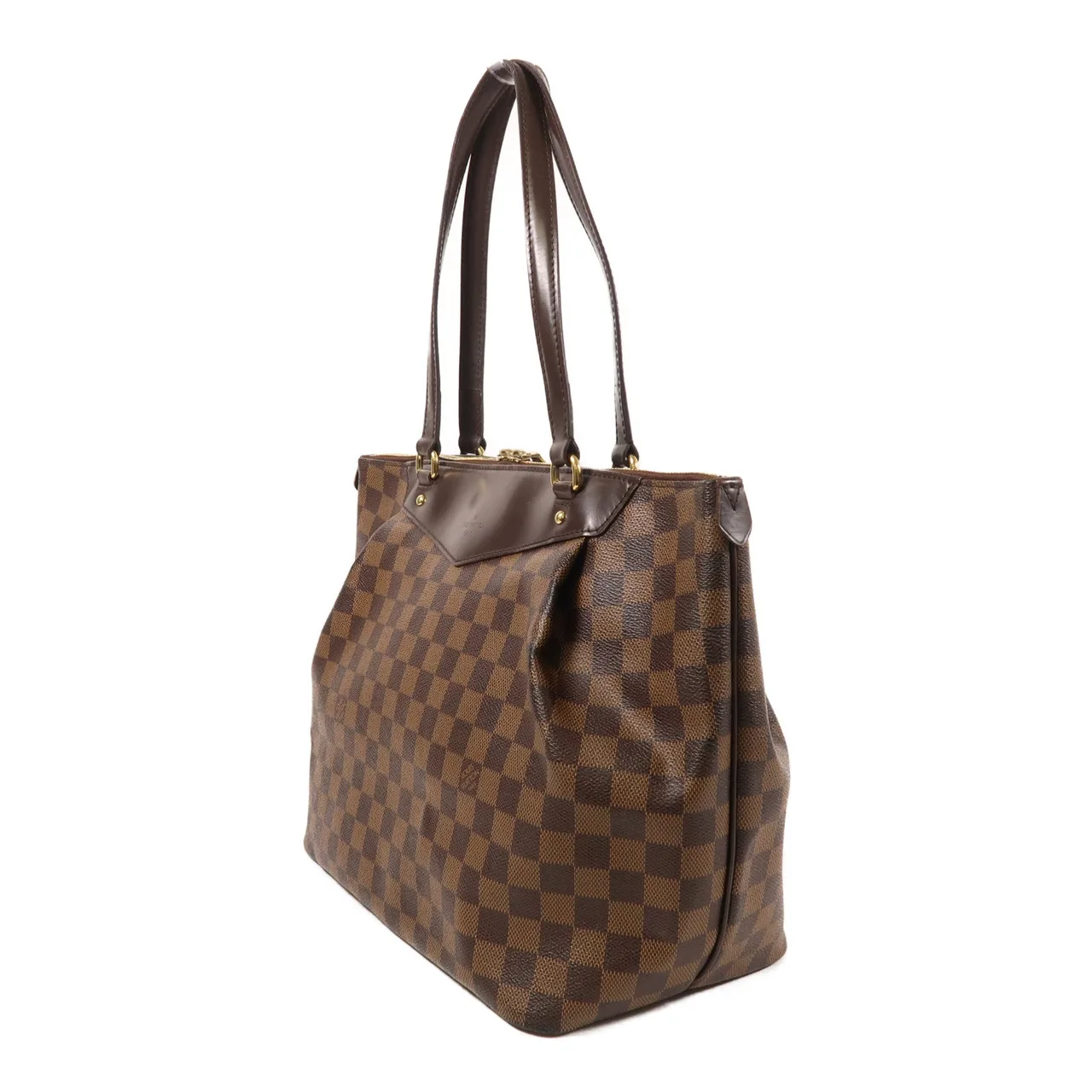 LOUIS VUITTON Westminster N41103 Shoulder Bag Coated Canvas 棕色 Coated Canvas Rank B - Thumbnail 3