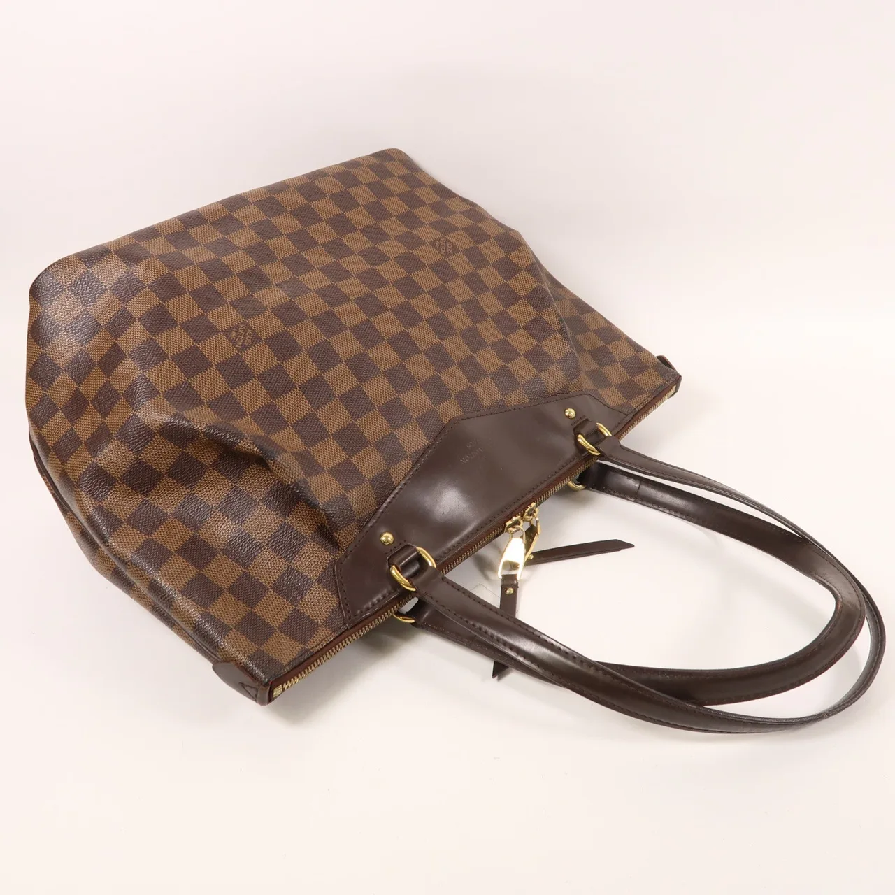 LOUIS VUITTON Westminster N41103 Shoulder Bag Coated Canvas 棕色 Coated Canvas Rank B - Thumbnail 8