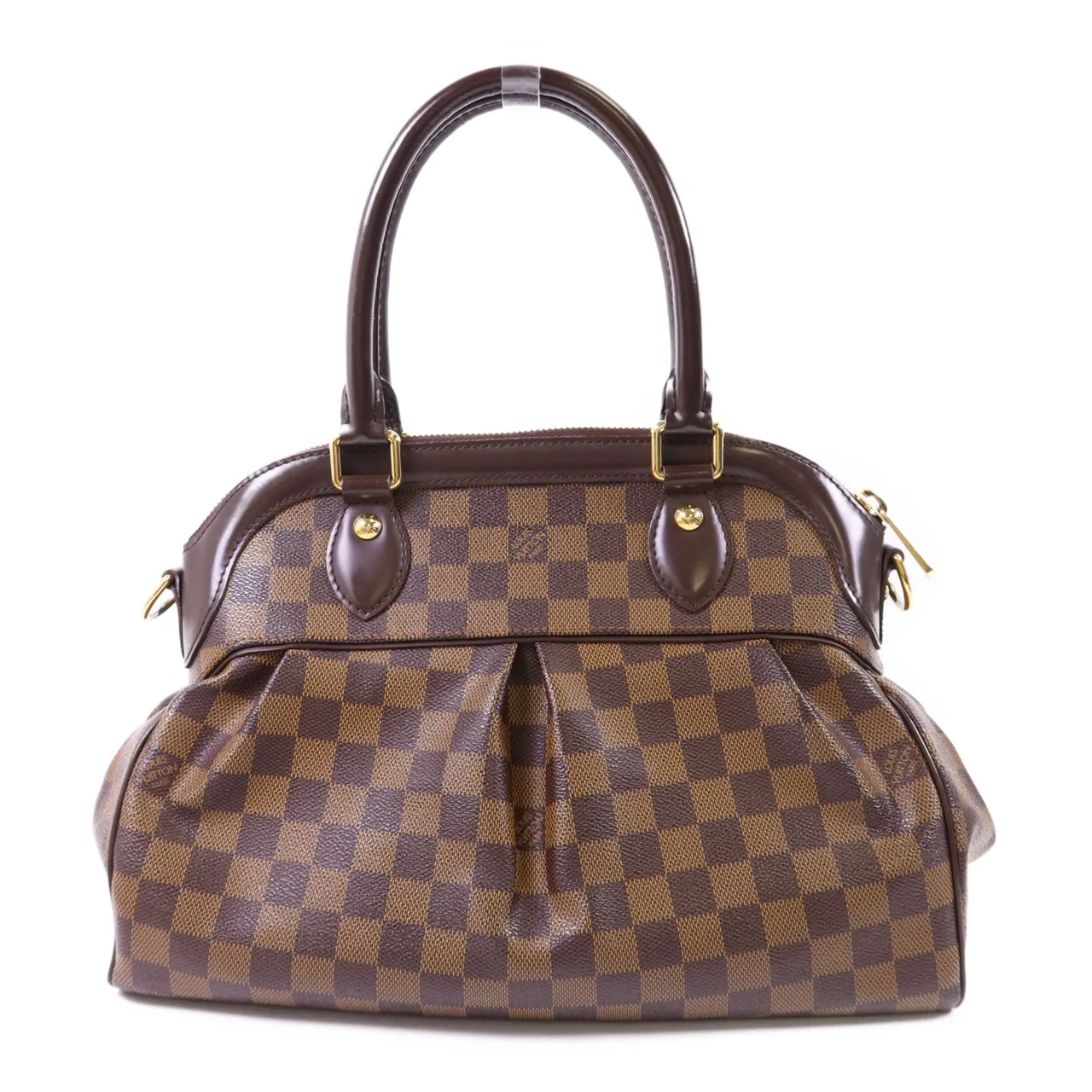 LOUIS VUITTON Trevi N51997 2-Way Bag Coated Canvas 棕色 Coated Canvas Rank B - Thumbnail 2