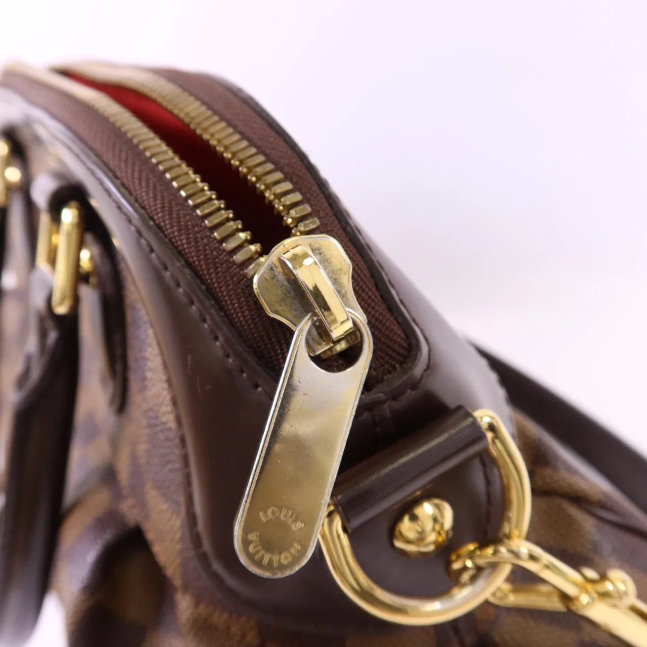 LOUIS VUITTON Trevi N51997 2-Way Bag Coated Canvas 棕色 Coated Canvas Rank B - Thumbnail 9