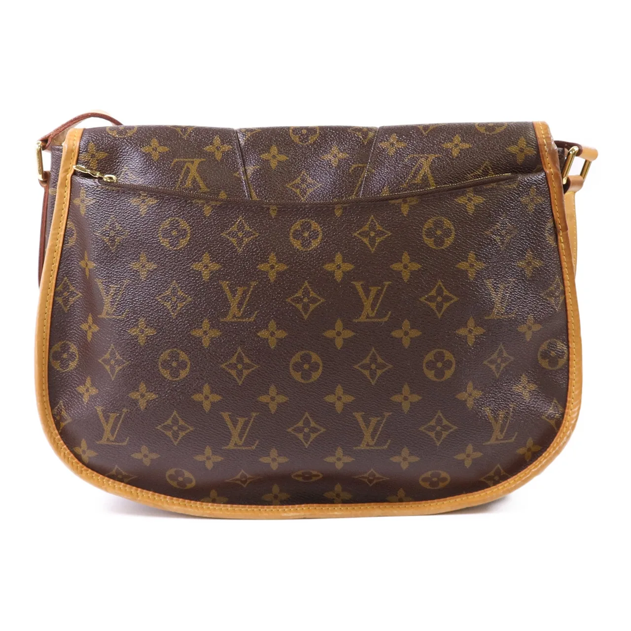 LOUIS VUITTON M40473 Shoulder Bag Coated Canvas 棕色 Coated Canvas Rank B - Thumbnail 2