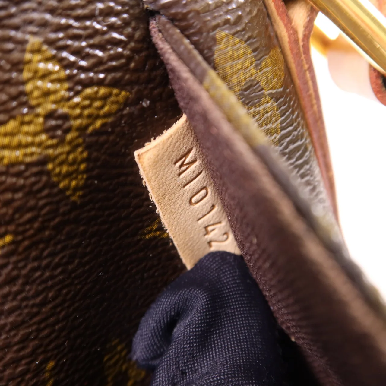 LOUIS VUITTON M40473 Shoulder Bag Coated Canvas 棕色 Coated Canvas Rank B - Thumbnail 8