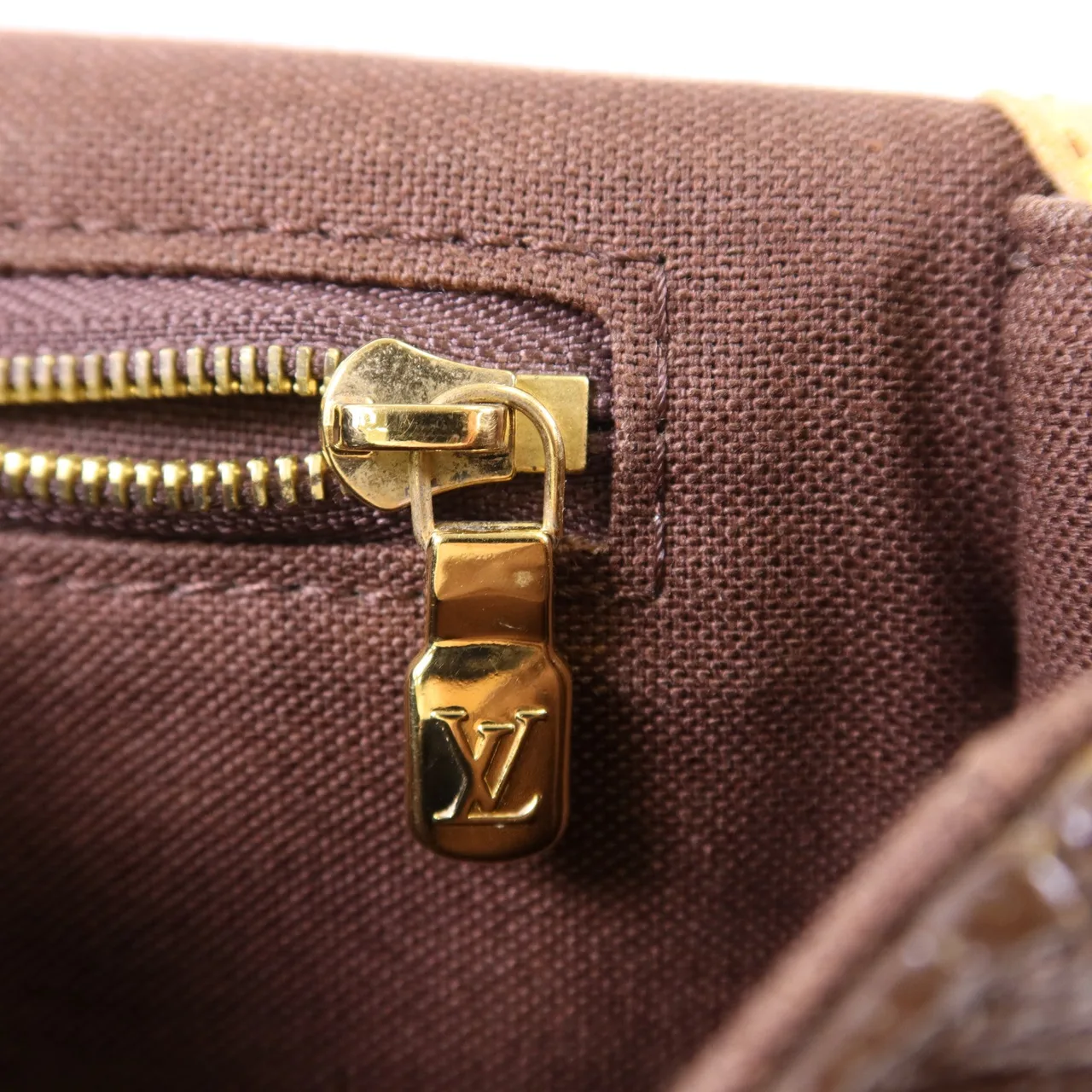 LOUIS VUITTON M40473 Shoulder Bag Coated Canvas 棕色 Coated Canvas Rank B - Thumbnail 9