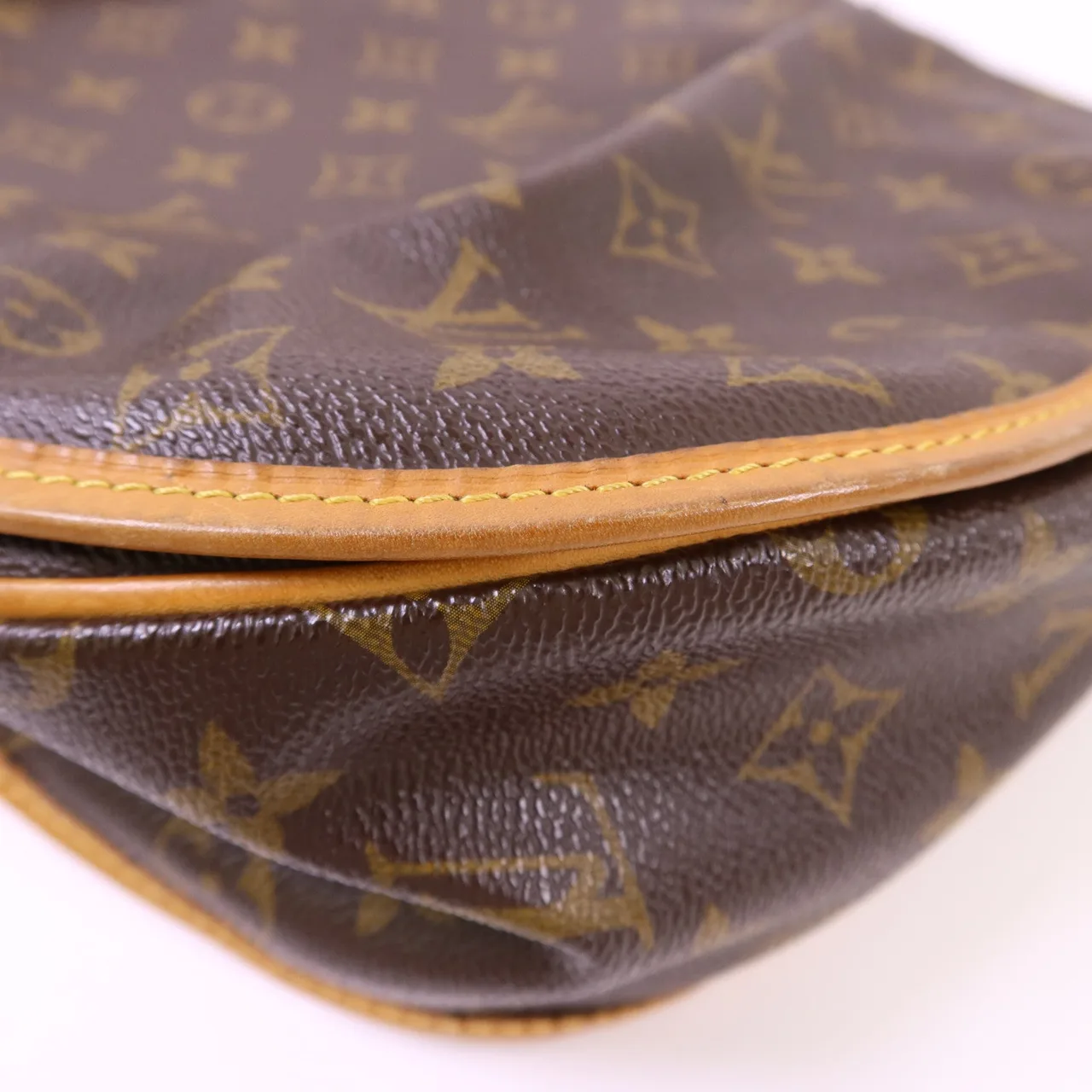 LOUIS VUITTON M40473 Shoulder Bag Coated Canvas 棕色 Coated Canvas Rank B - Thumbnail 13