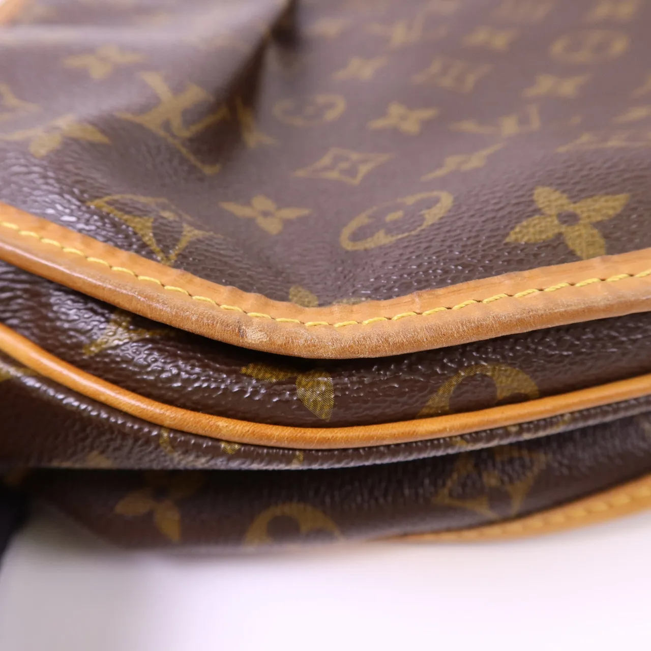LOUIS VUITTON M40473 Shoulder Bag Coated Canvas 棕色 Coated Canvas Rank B - Thumbnail 23