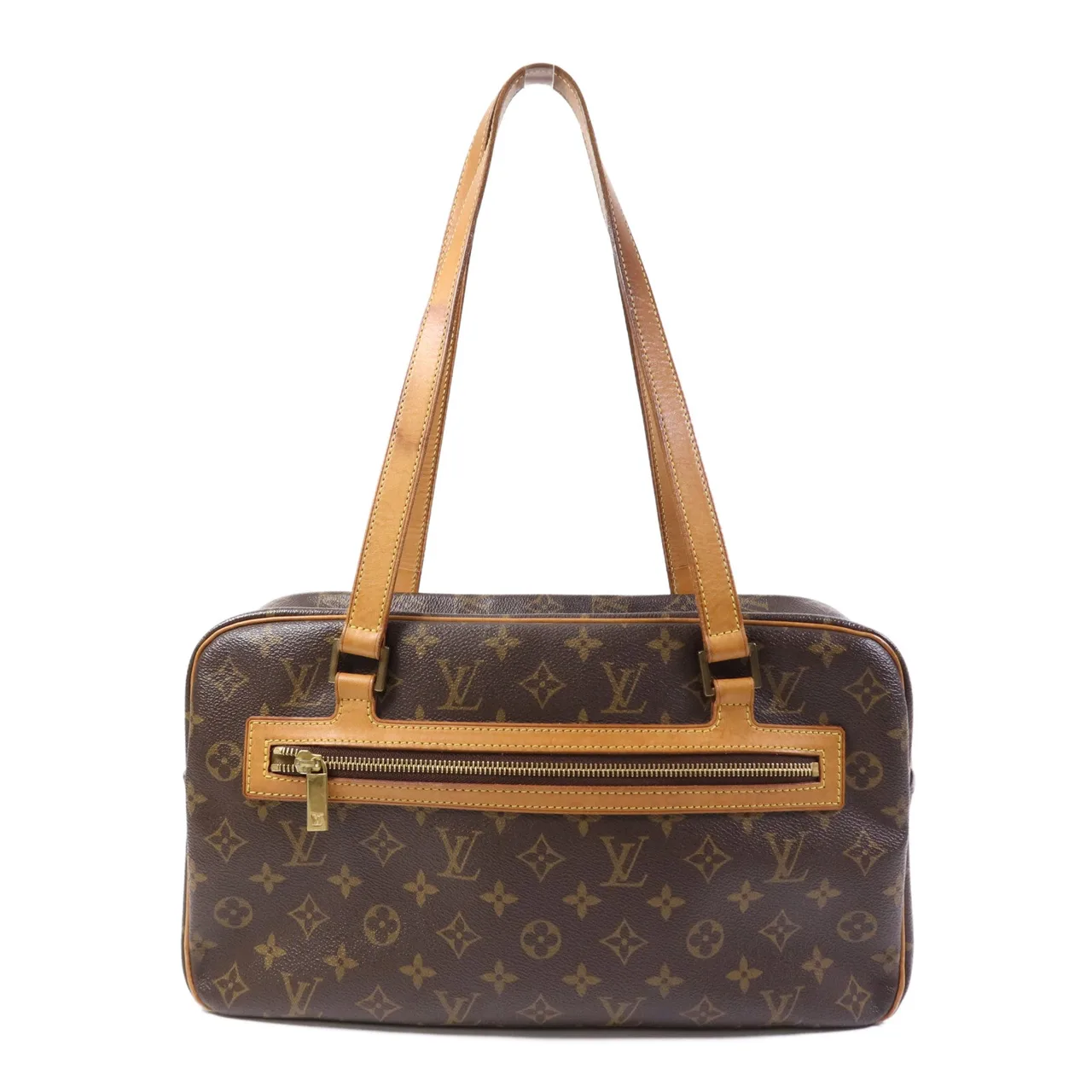 LOUIS VUITTON M51181 Shoulder Bag Coated Canvas 棕色