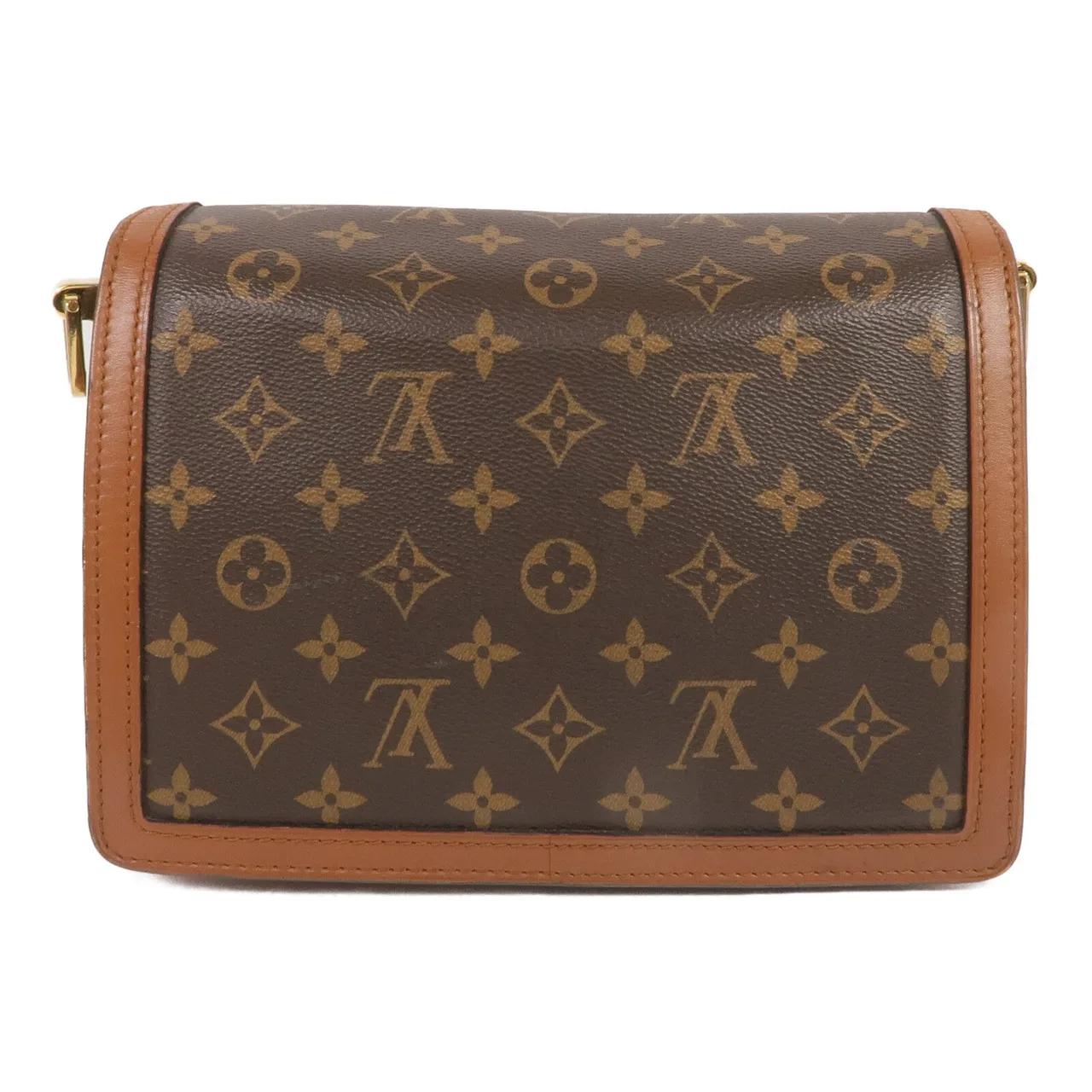 LOUIS VUITTON Dauphine M45958 Shoulder Bag Coated Canvas 棕色 Coated Canvas Rank B - Thumbnail 2