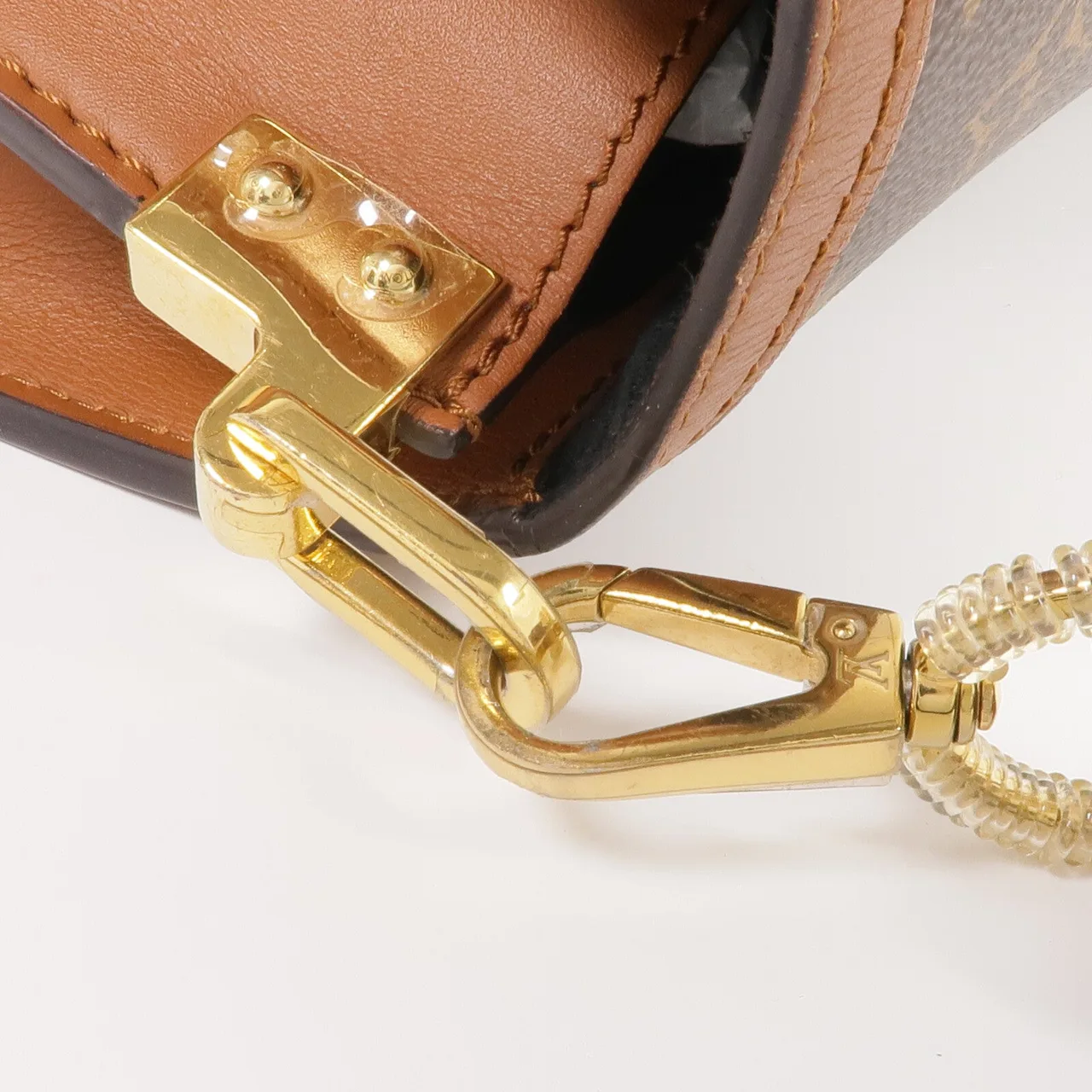 LOUIS VUITTON Dauphine M45958 Shoulder Bag Coated Canvas 棕色 Coated Canvas Rank B - Thumbnail 6