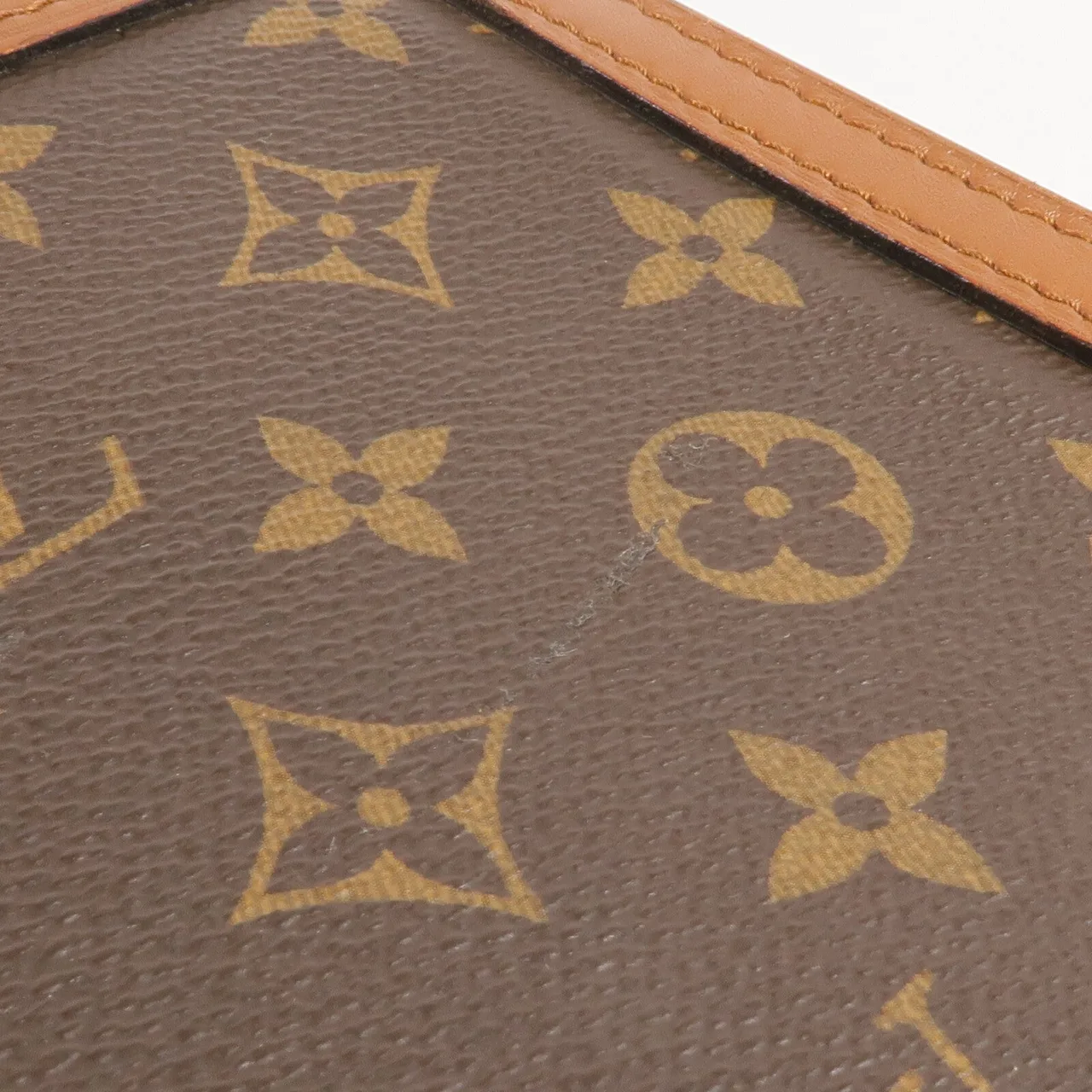 LOUIS VUITTON Dauphine M45958 Shoulder Bag Coated Canvas 棕色 Coated Canvas Rank B - Thumbnail 17