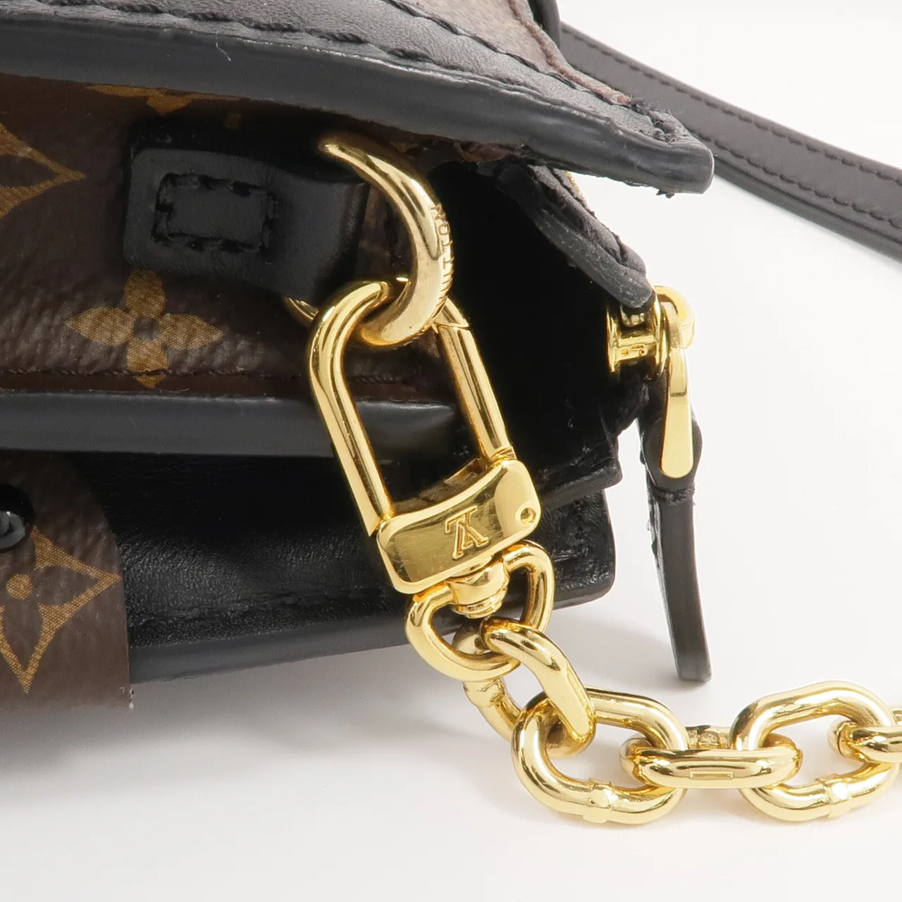 LOUIS VUITTON Trunk M43596 Shoulder Bag Coated Canvas 棕色 Coated Canvas Rank A - Thumbnail 10