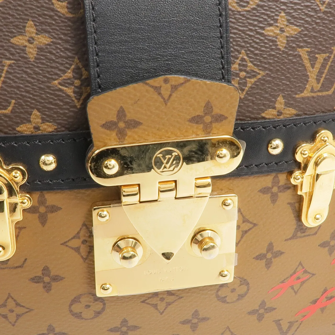 LOUIS VUITTON Trunk M43596 Shoulder Bag Coated Canvas 棕色 Coated Canvas Rank A - Thumbnail 11