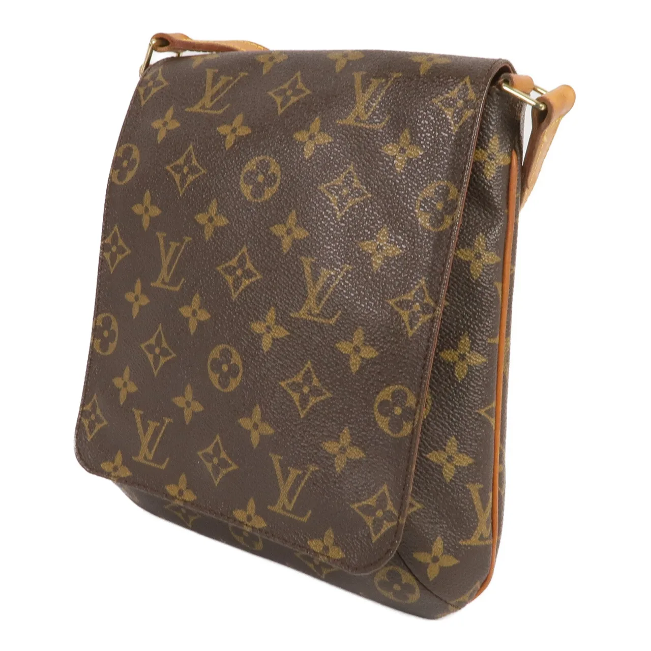 LOUIS VUITTON Musette Salsa M51387 Shoulder Bag Coated Canvas 棕色 Coated Canvas Rank B - Thumbnail 3