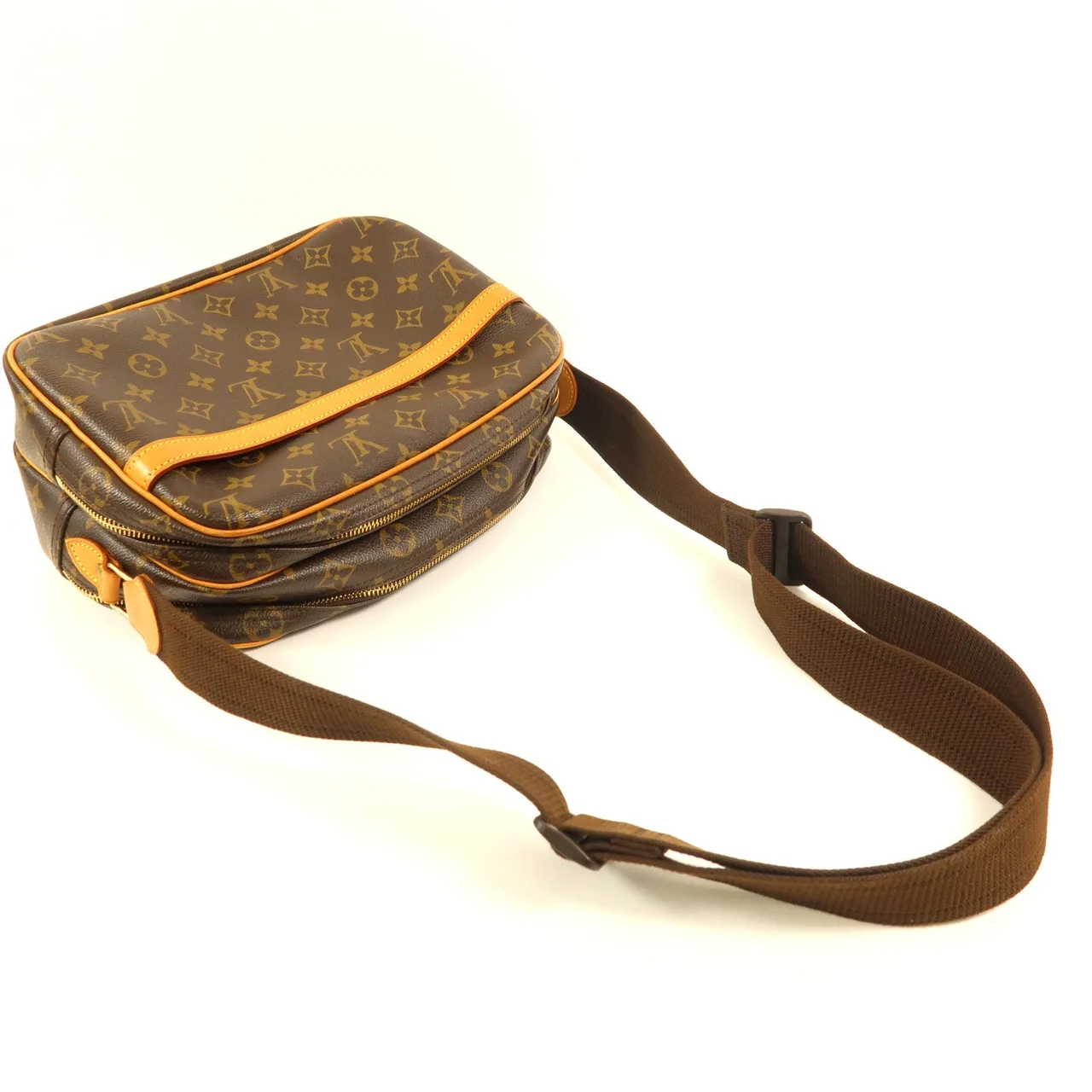 LOUIS VUITTON Reporter M45254 Shoulder Bag Coated Canvas 棕色 Coated Canvas Rank A - Thumbnail 9