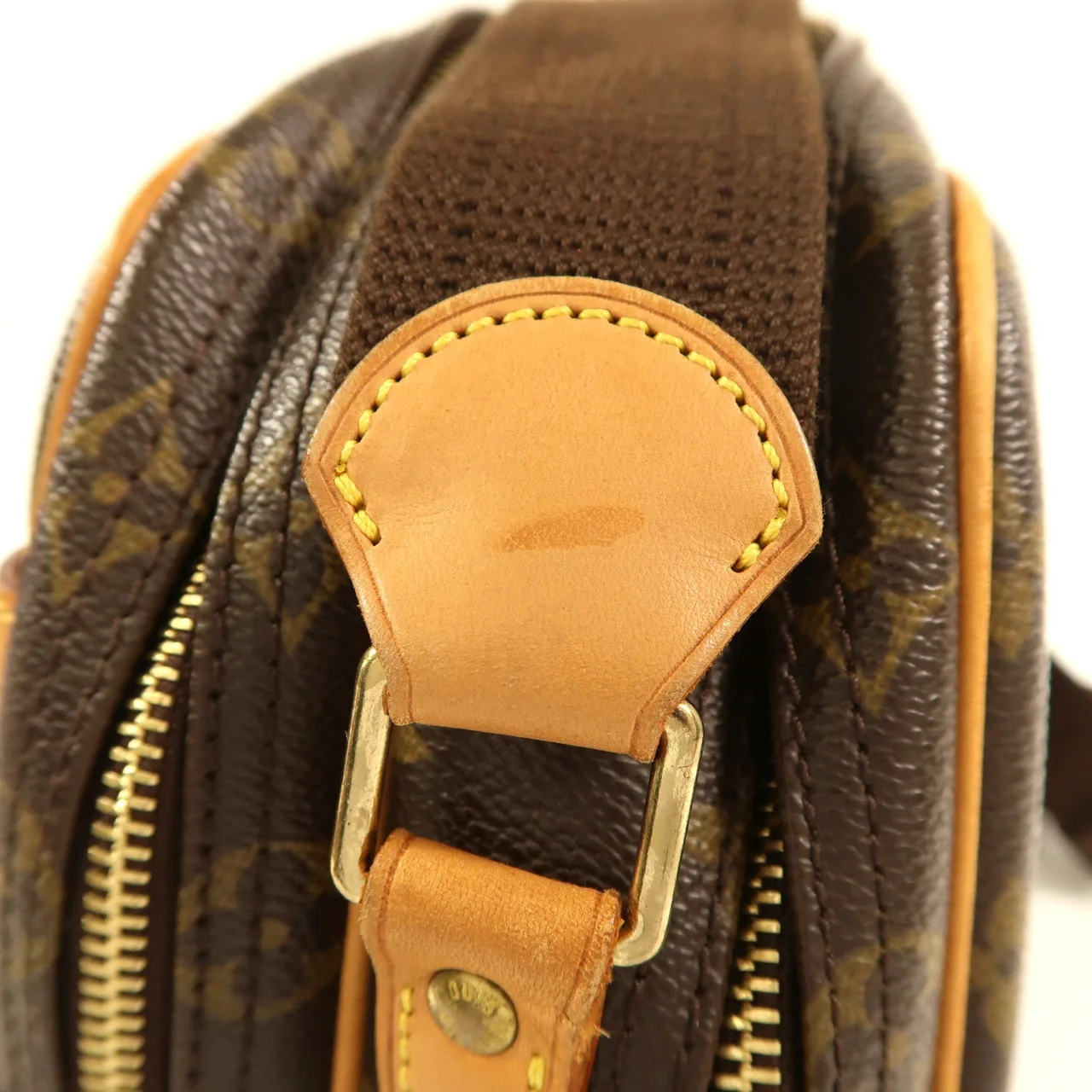 LOUIS VUITTON Reporter M45254 Shoulder Bag Coated Canvas 棕色 Coated Canvas Rank A - Thumbnail 10