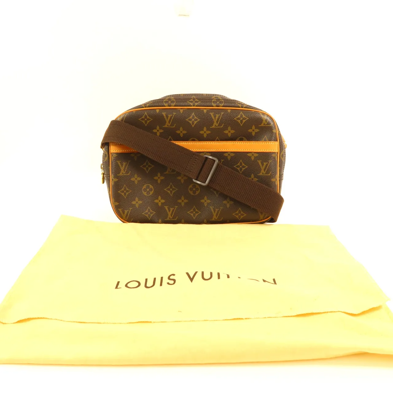 LOUIS VUITTON Reporter M45254 Shoulder Bag Coated Canvas 棕色 Coated Canvas Rank A - Thumbnail 18