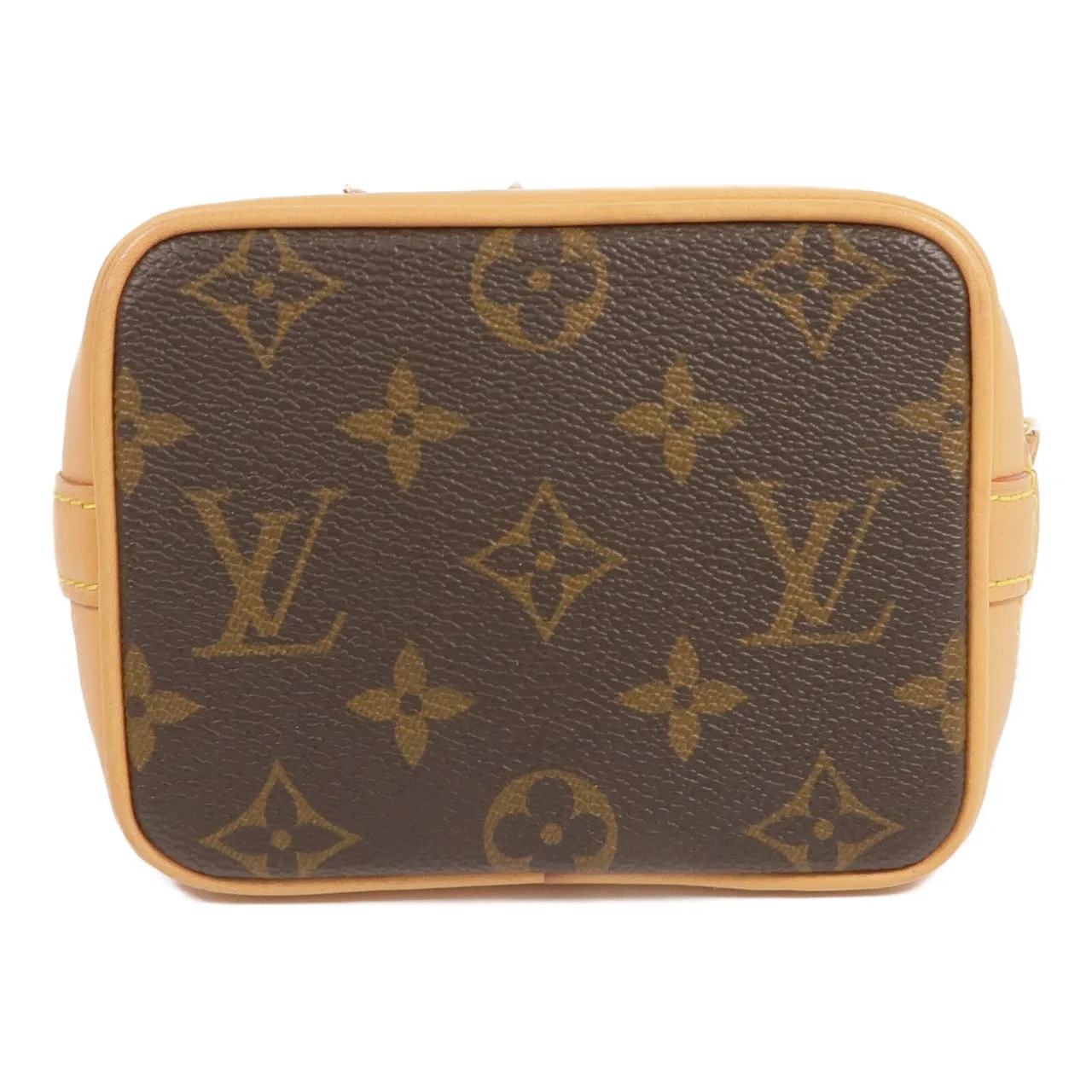 LOUIS VUITTON Nano Noe M81266 2-Way Bag Coated Canvas 棕色 Coated Canvas Rank A - Thumbnail 4