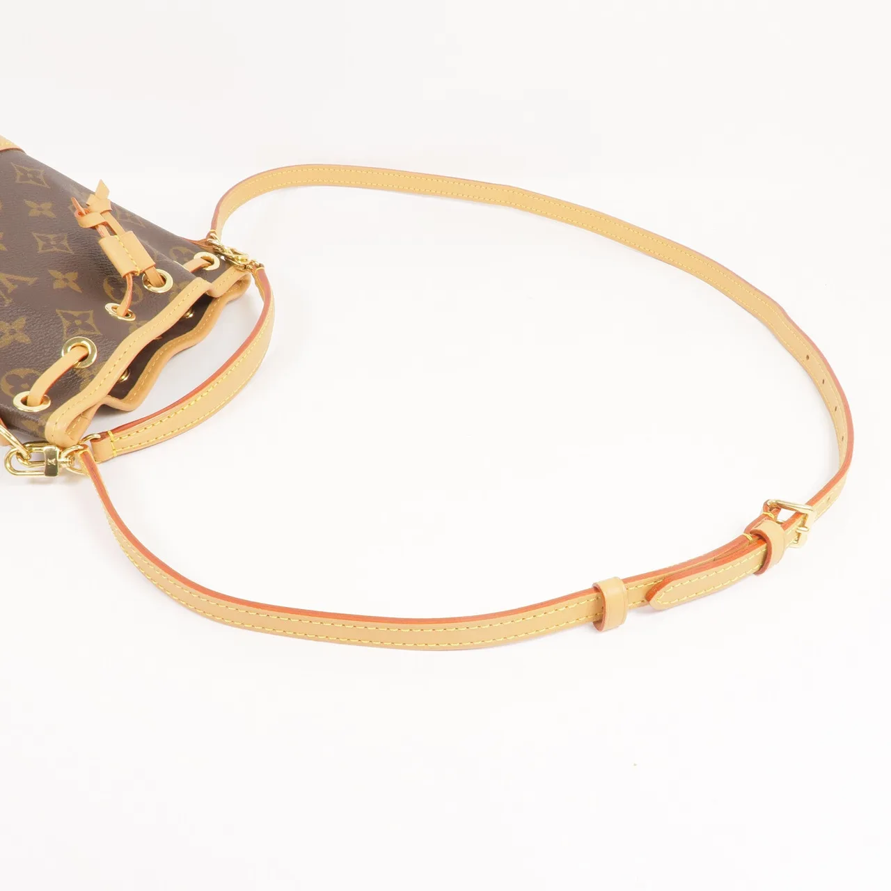 LOUIS VUITTON Nano Noe M81266 2-Way Bag Coated Canvas 棕色 Coated Canvas Rank A - Thumbnail 5