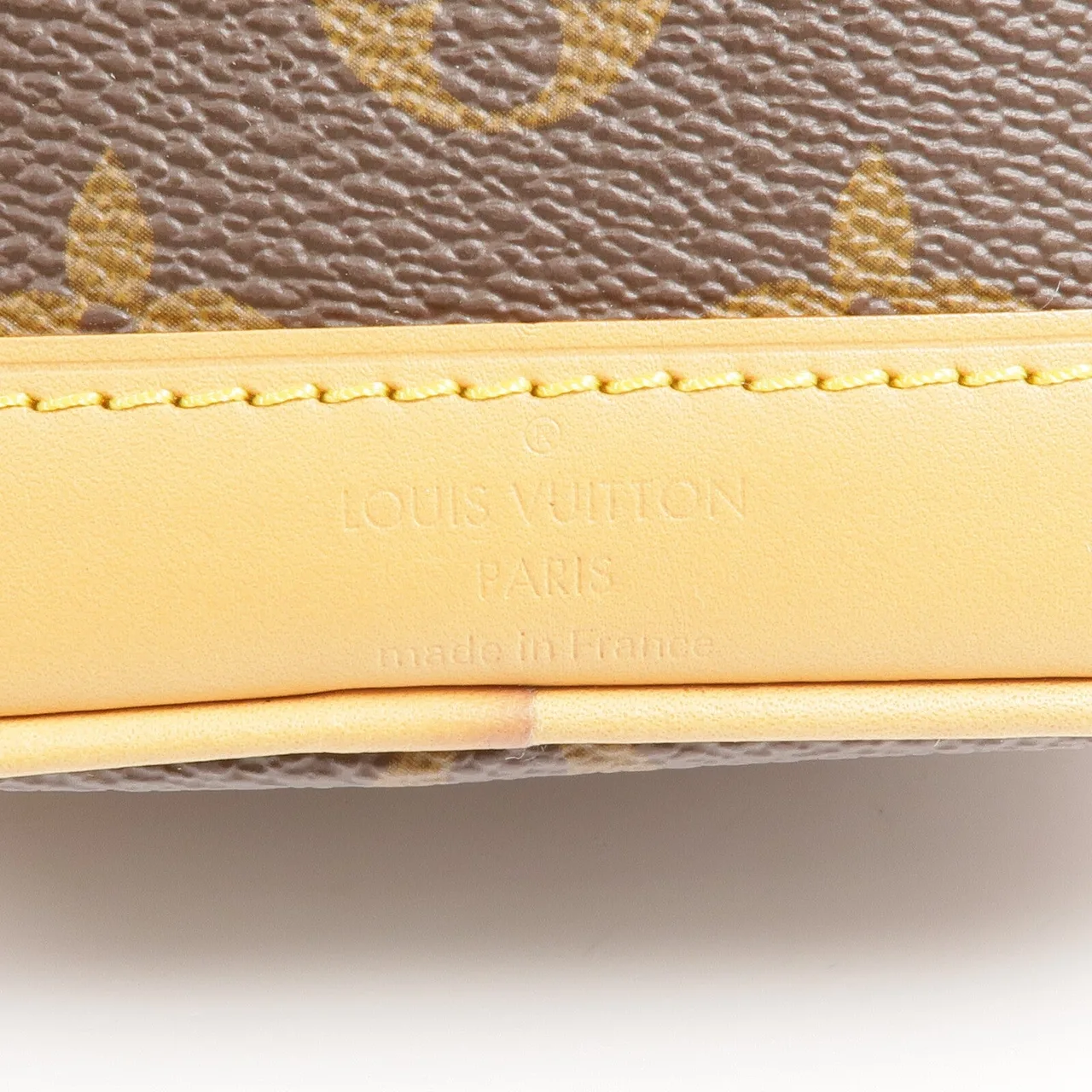 LOUIS VUITTON Nano Noe M81266 2-Way Bag Coated Canvas 棕色 Coated Canvas Rank A - Thumbnail 13