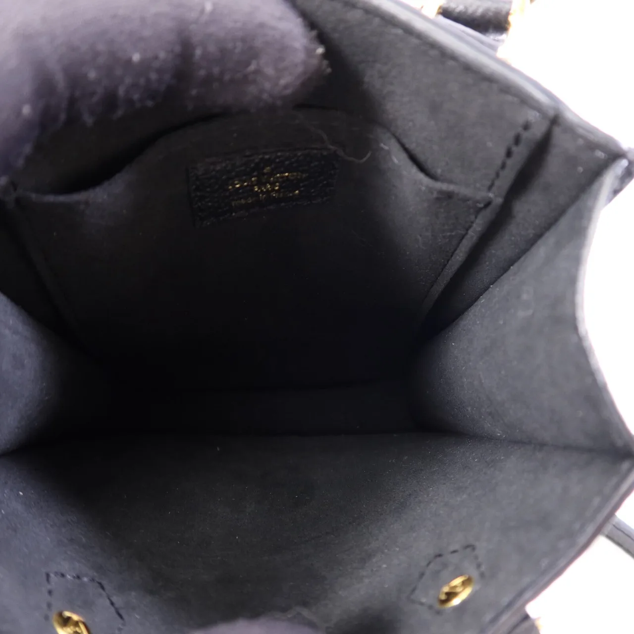 LOUIS VUITTON Petit Sac Plat M81417 2-Way Bag Calfskin 黑色 Calfskin Rank A - Thumbnail 10