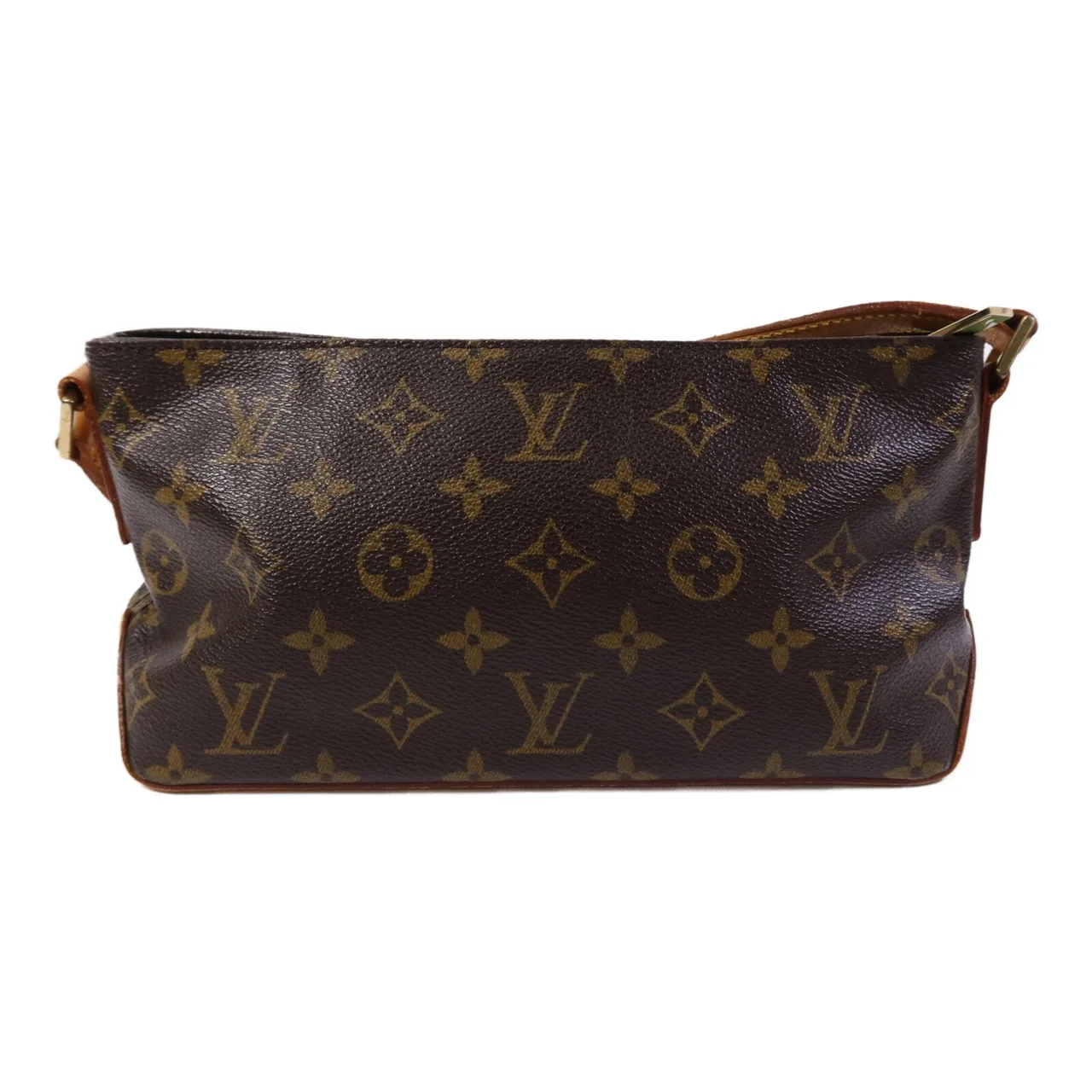 LOUIS VUITTON Trotteur M51240 肩背包 塗層帆布 棕色 塗層帆布 中古品B - 縮圖 2