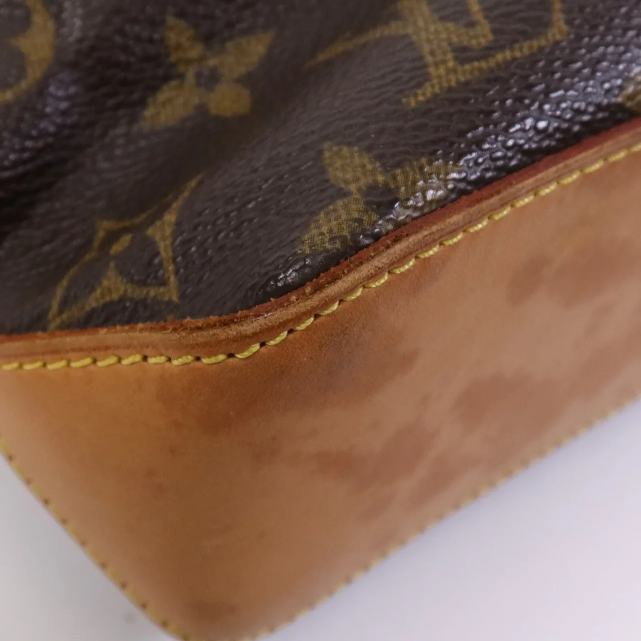 LOUIS VUITTON Trotteur M51240 肩背包 塗層帆布 棕色 塗層帆布 中古品B - 縮圖 6