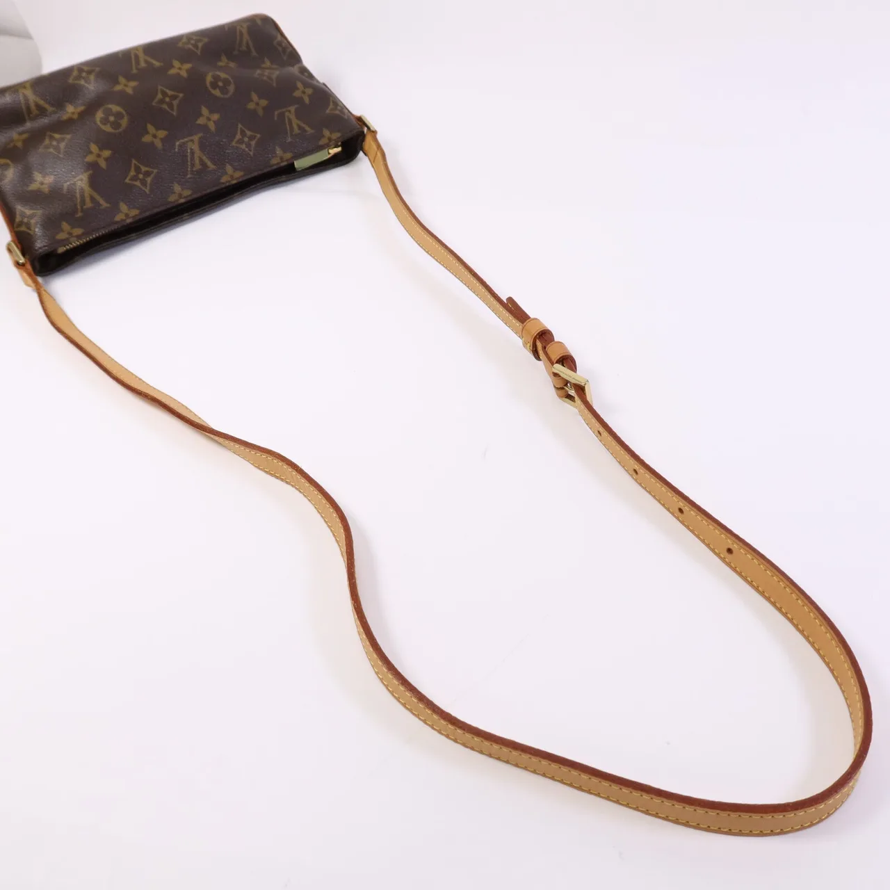LOUIS VUITTON Trotteur M51240 肩背包 塗層帆布 棕色 塗層帆布 中古品B - 縮圖 9