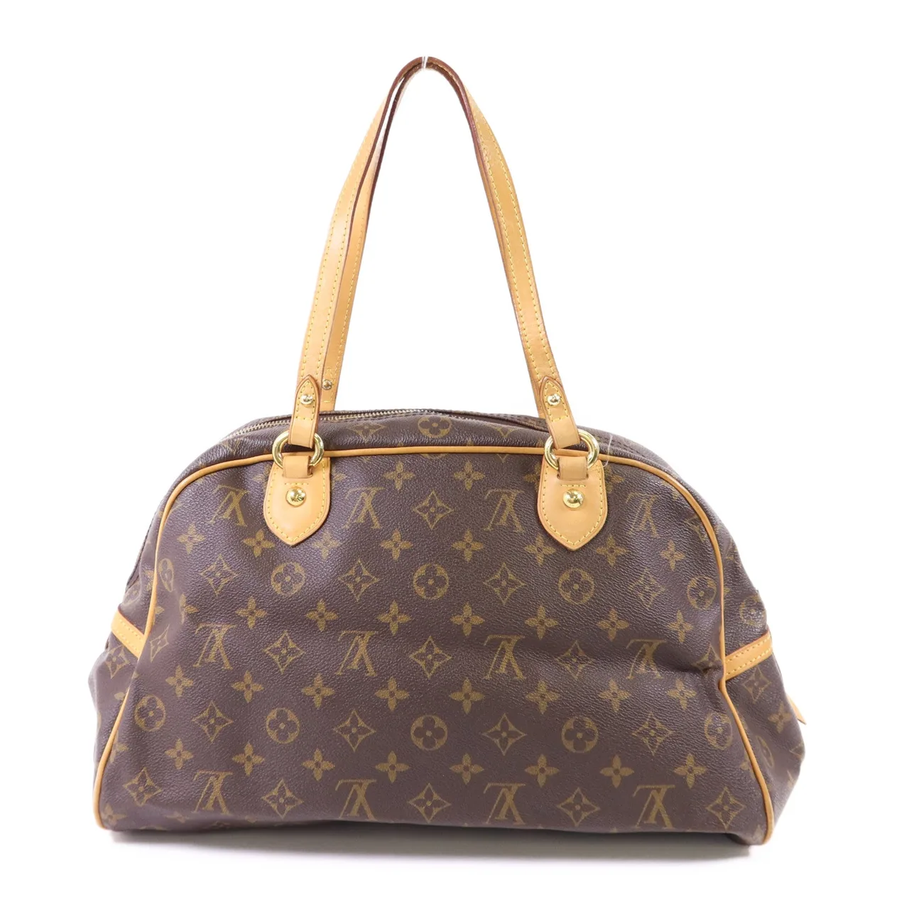 LOUIS VUITTON Montorgueil M95566 肩背包 塗層帆布 棕色 塗層帆布 中古品B - 縮圖 2