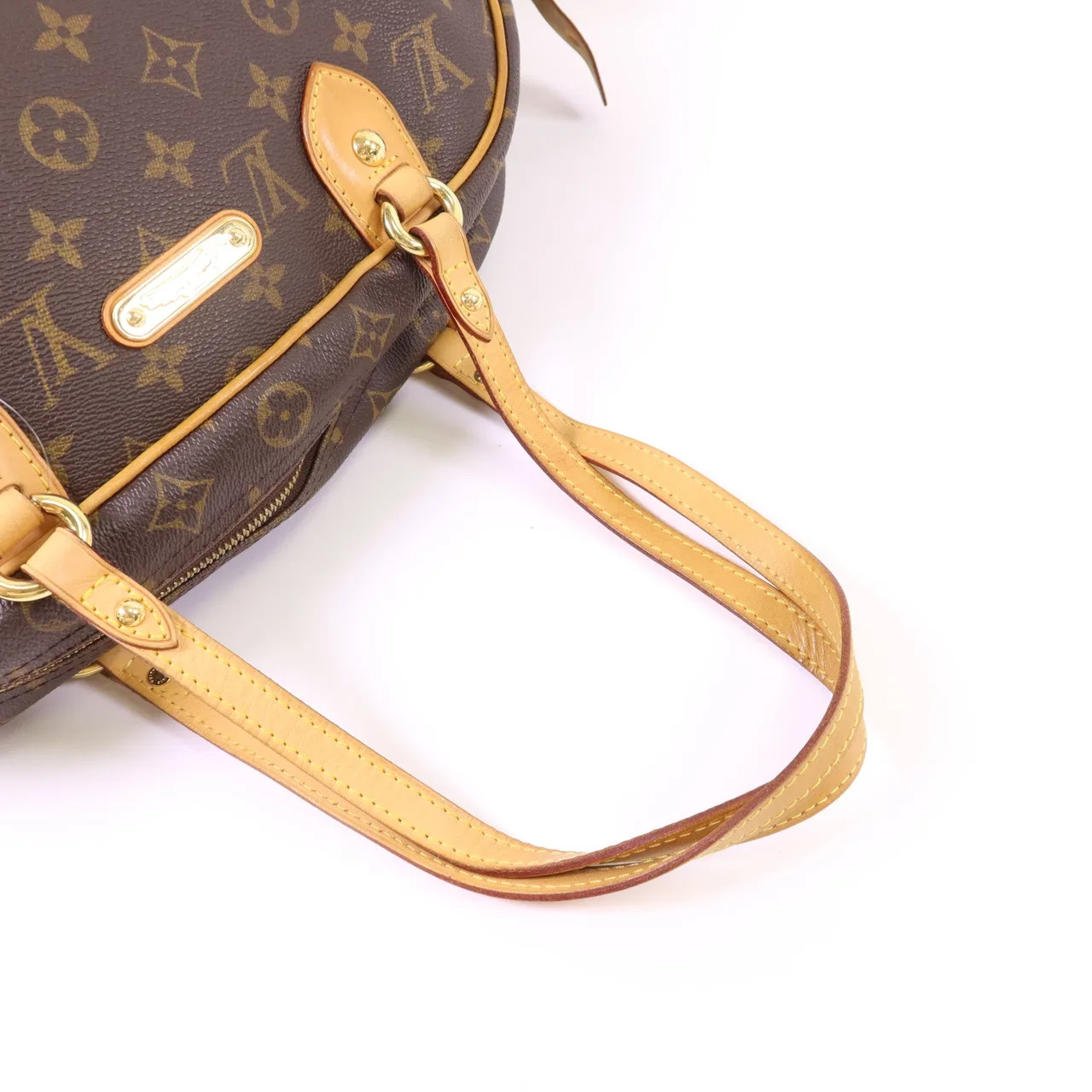 LOUIS VUITTON Montorgueil M95566 肩背包 塗層帆布 棕色 塗層帆布 中古品B - 縮圖 5