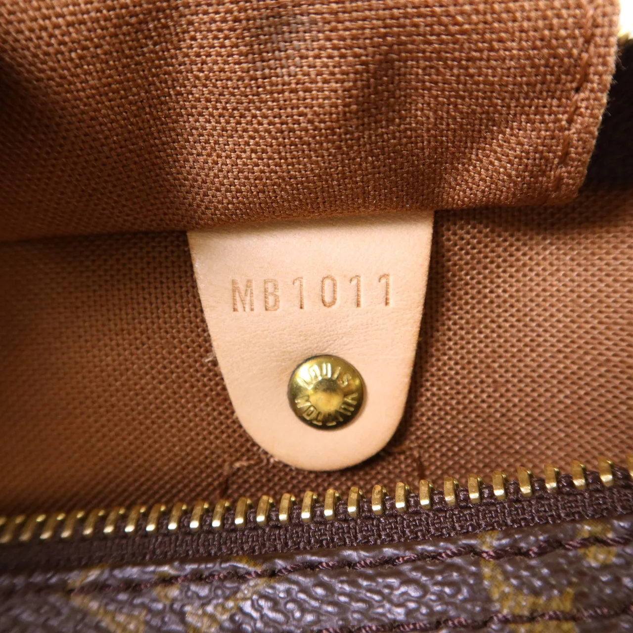 LOUIS VUITTON Speedy M41107 手提包 塗層帆布 棕色 塗層帆布 中古品B - 縮圖 8