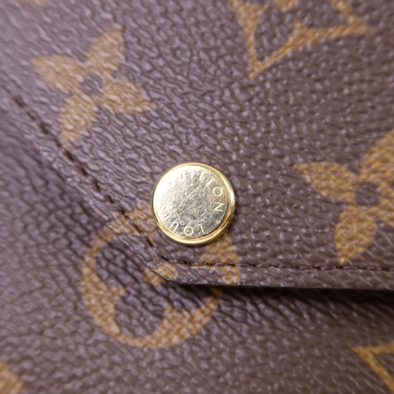 LOUIS VUITTON Felicie M81896 肩背包 塗層帆布 棕色 塗層帆布 中古品A - 縮圖 8